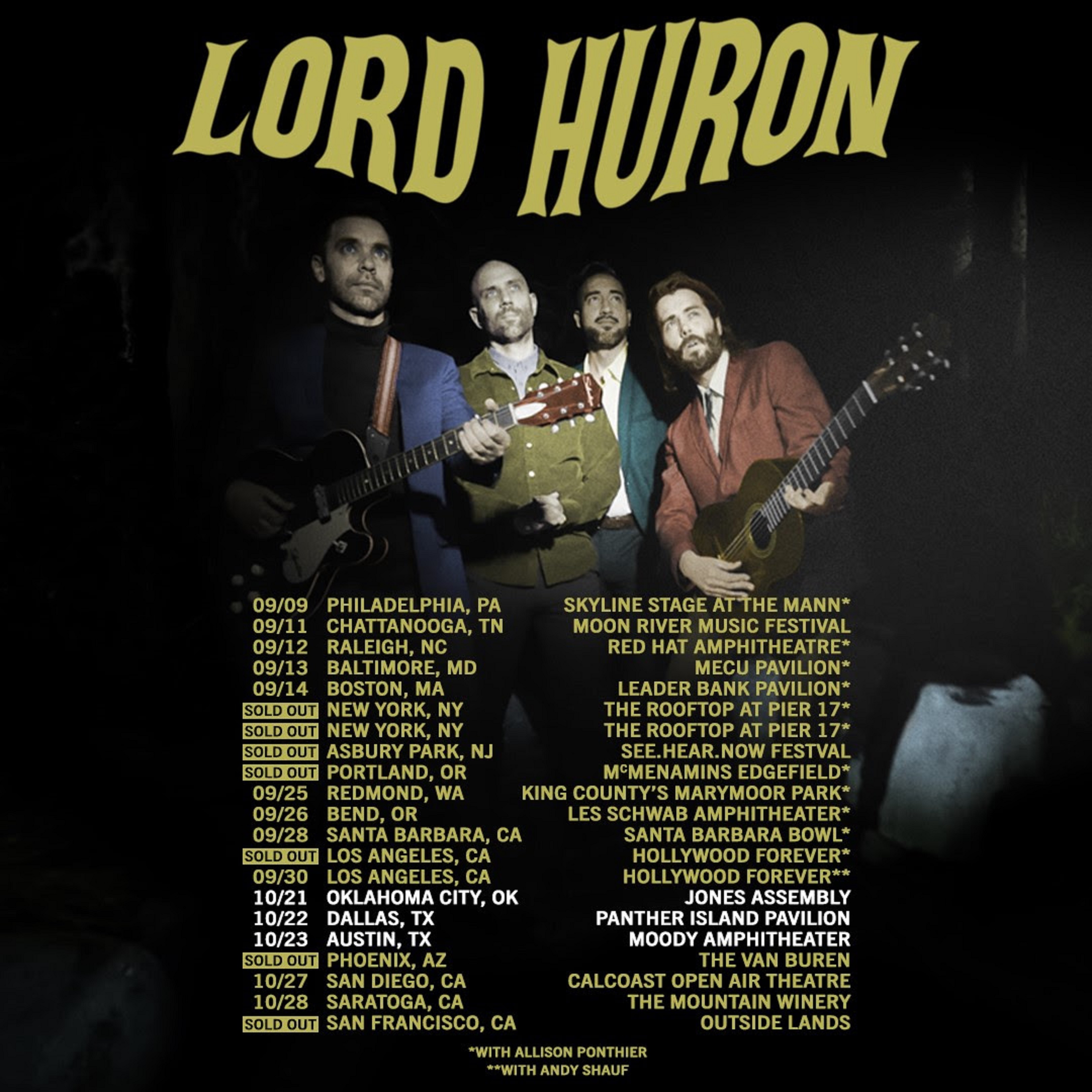 LORD HURON ADDS NEW DATES TO FALL 2021 HEADLINE TOUR Grateful Web
