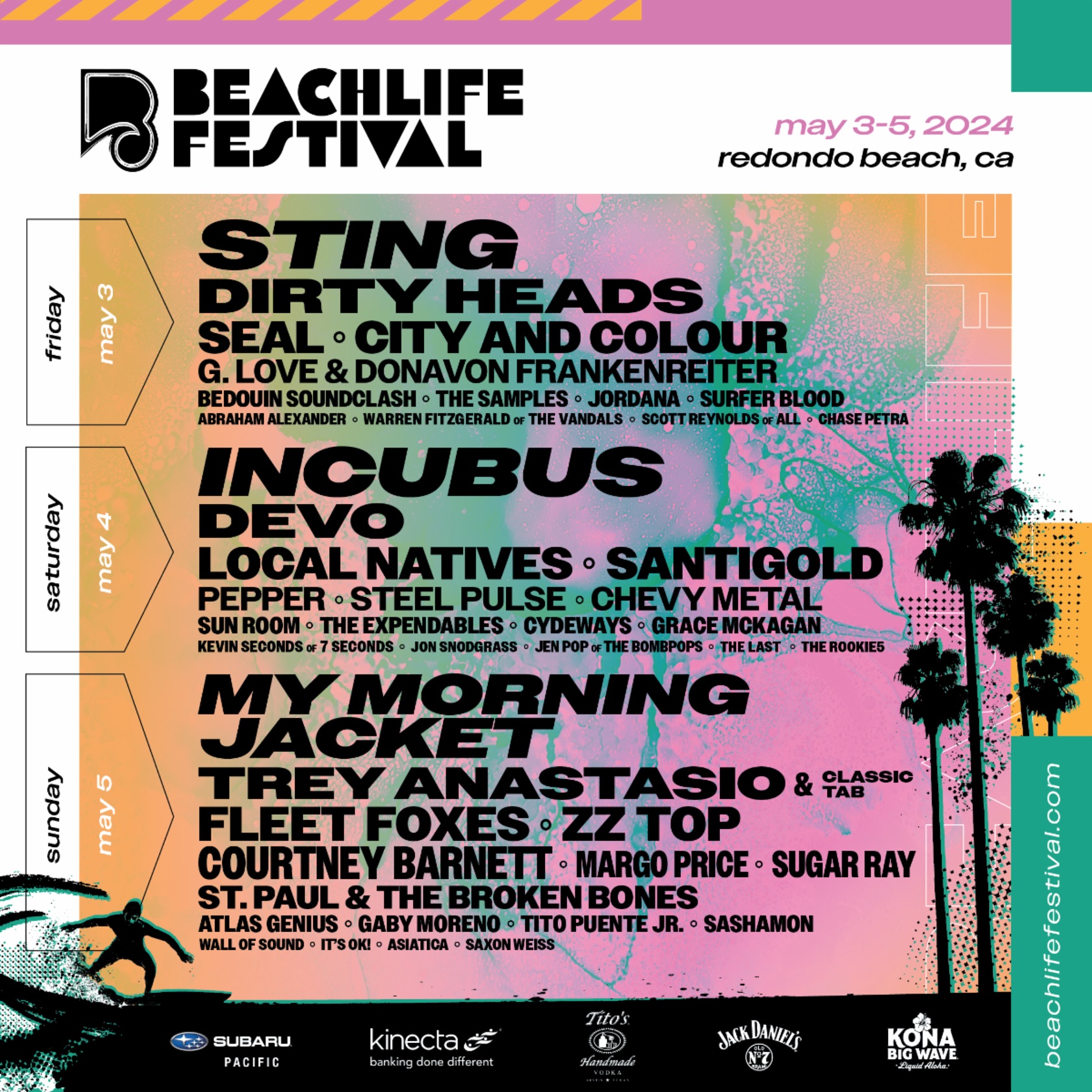 BeachLife Festival 2024 Announces Set Times and Reveals Onsite ...