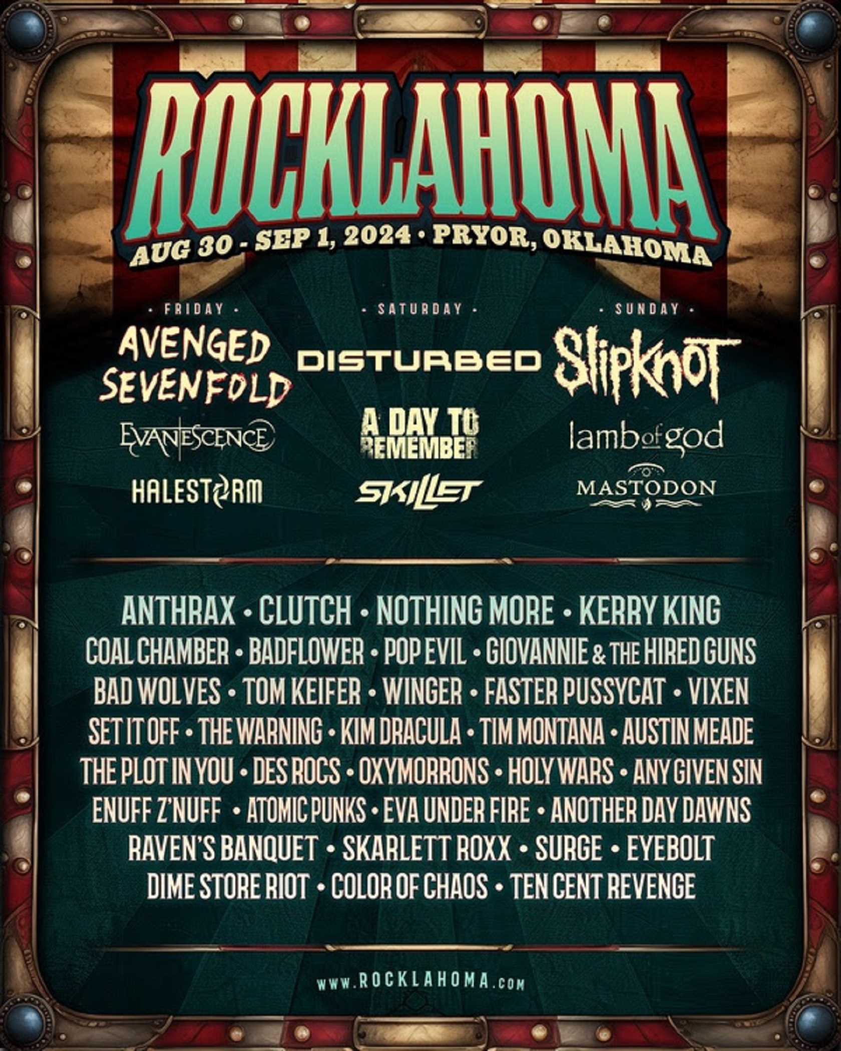 Rocklahoma Announces Its Biggest Lineup Ever For 2024 Grateful Web