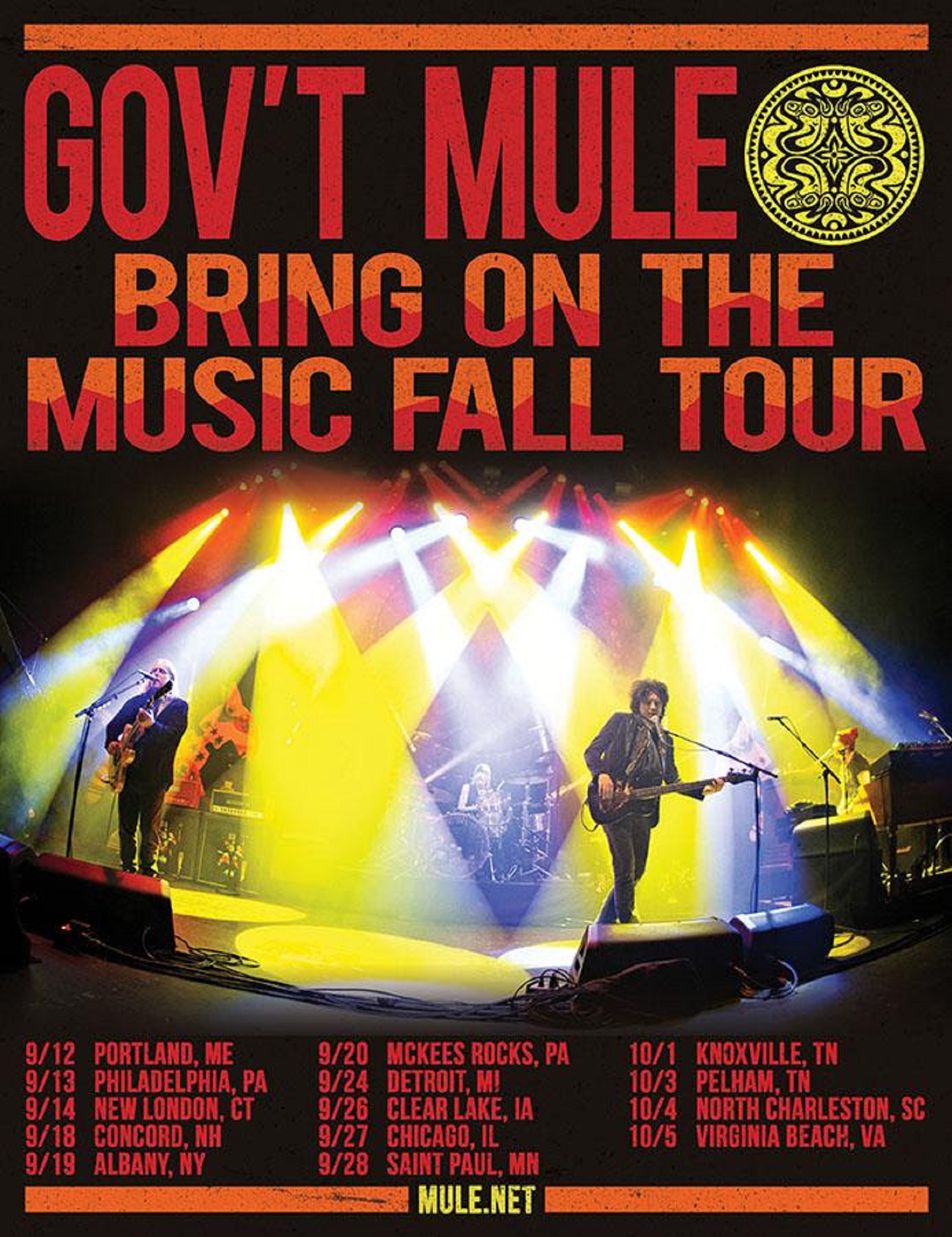 Gov't Mule Announces Bring On The Music Fall Tour Grateful Web