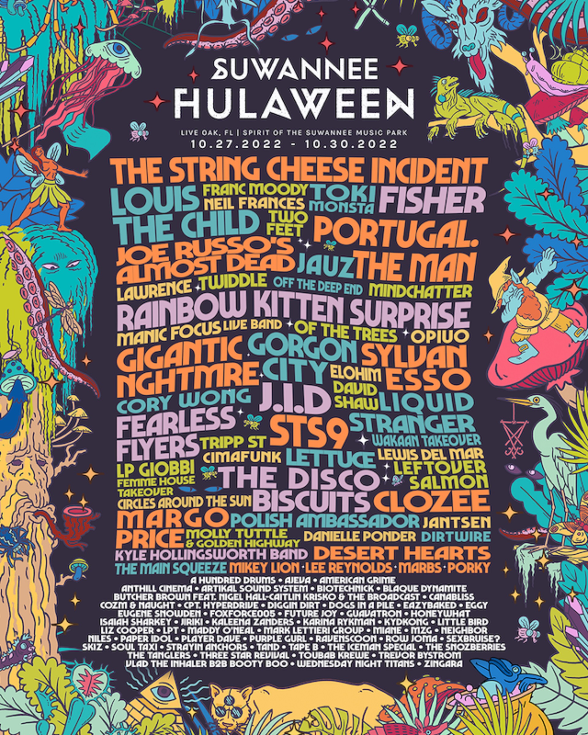 Suwannee Hulaween adds TOKiMONSTA, Joe Russo’s Almost Dead, and The