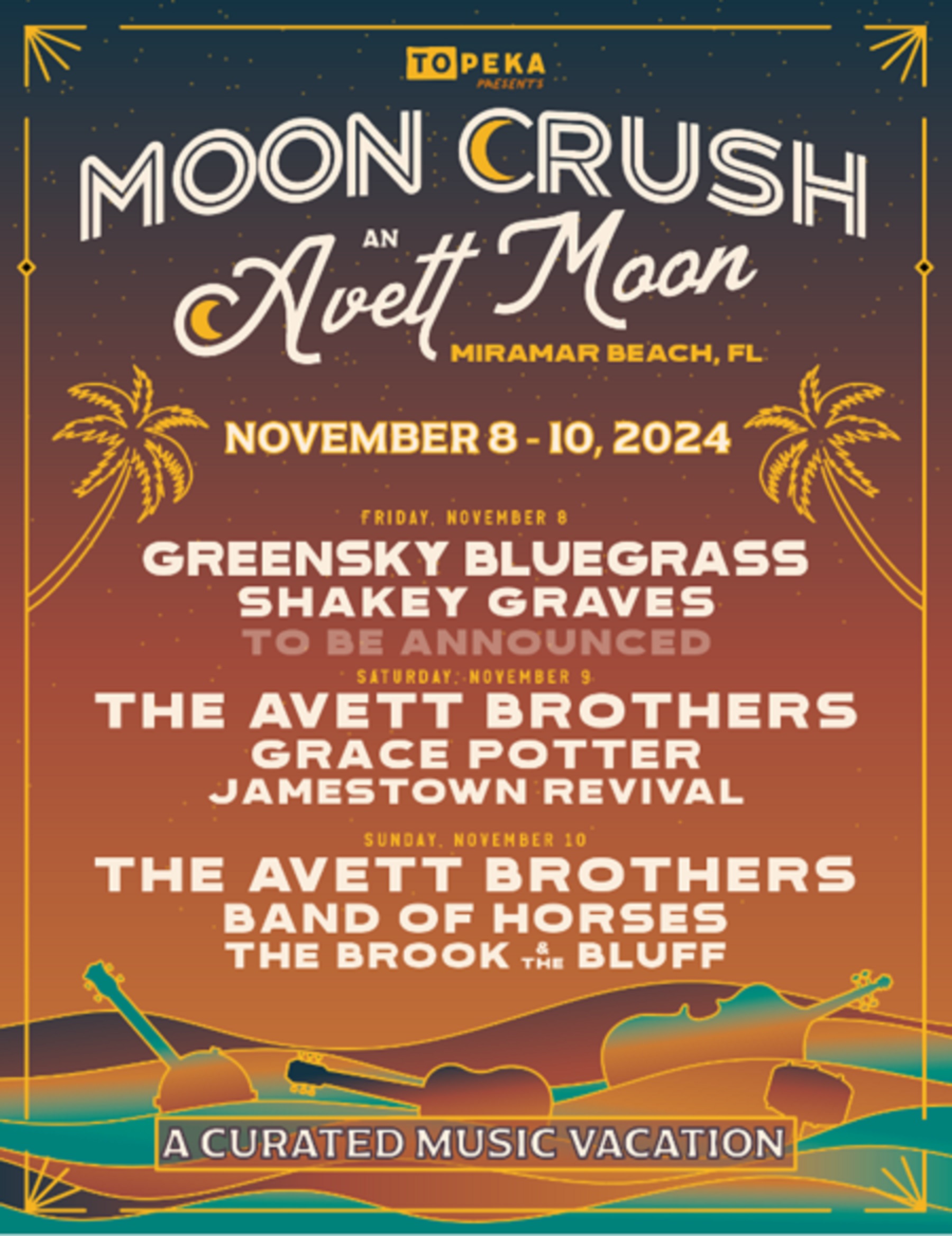 Topeka Presents the Avett Brothers' Moon Crush "Avett Moon" Music