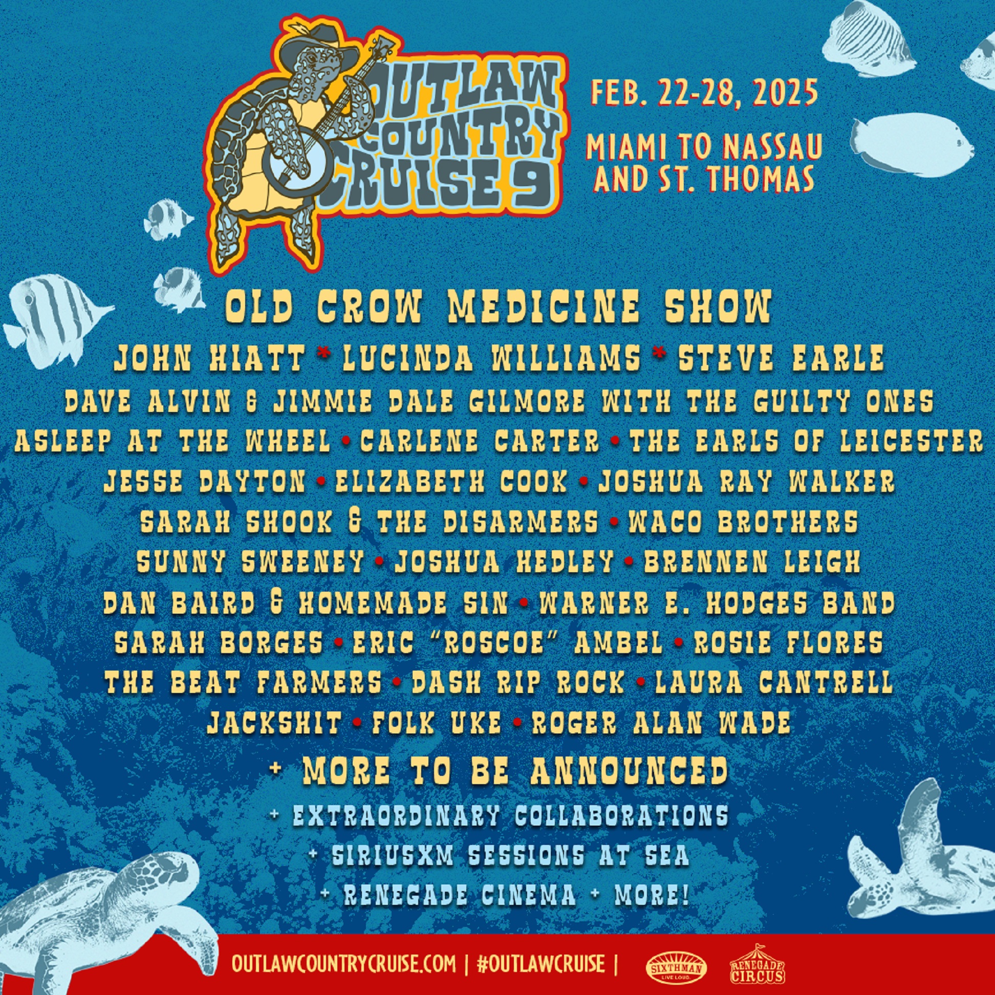 Outlaw Country Cruise Announces 2025 Lineup | Grateful Web
