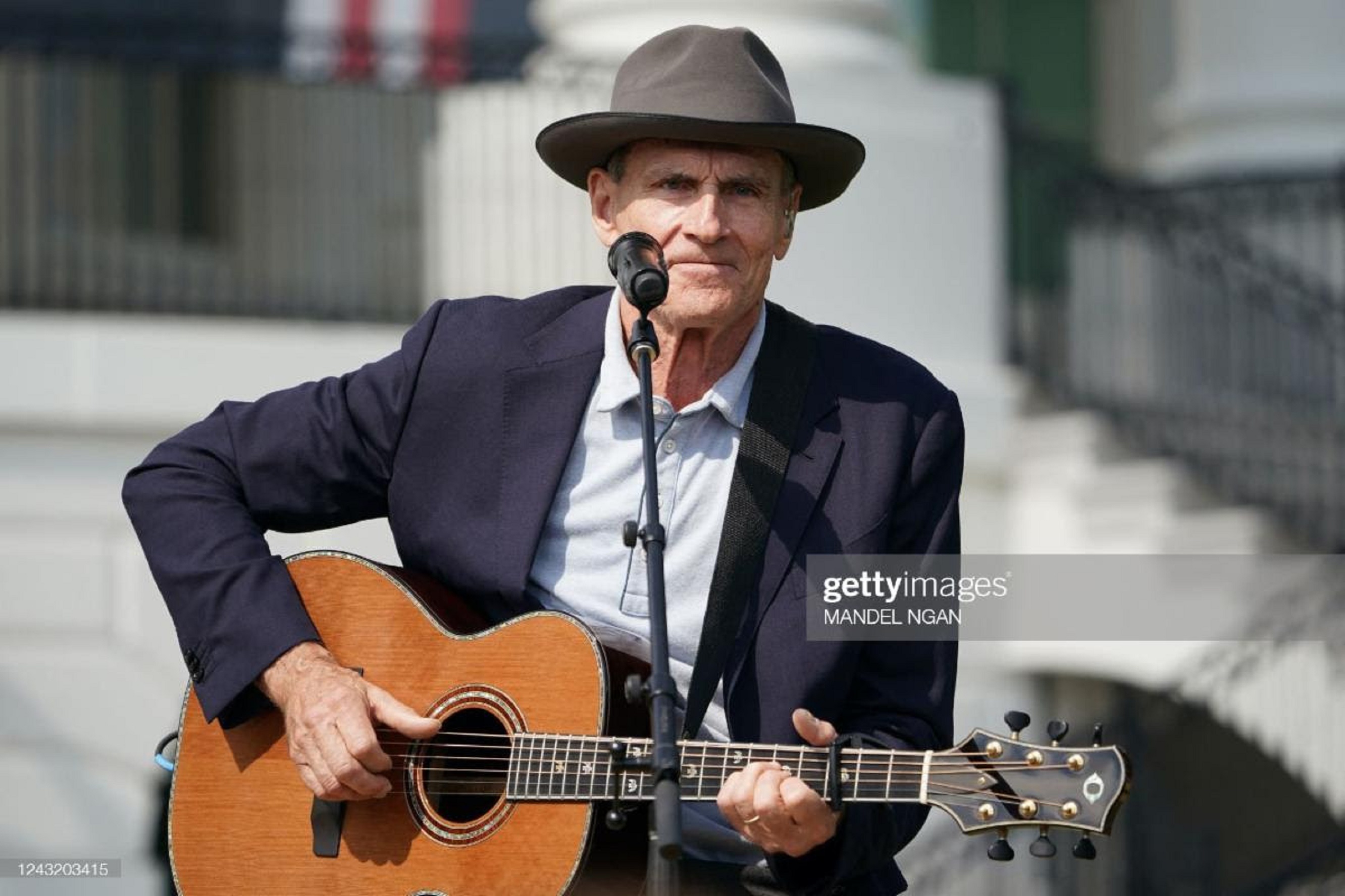 James Taylor Performs at the White House in Celebration of the