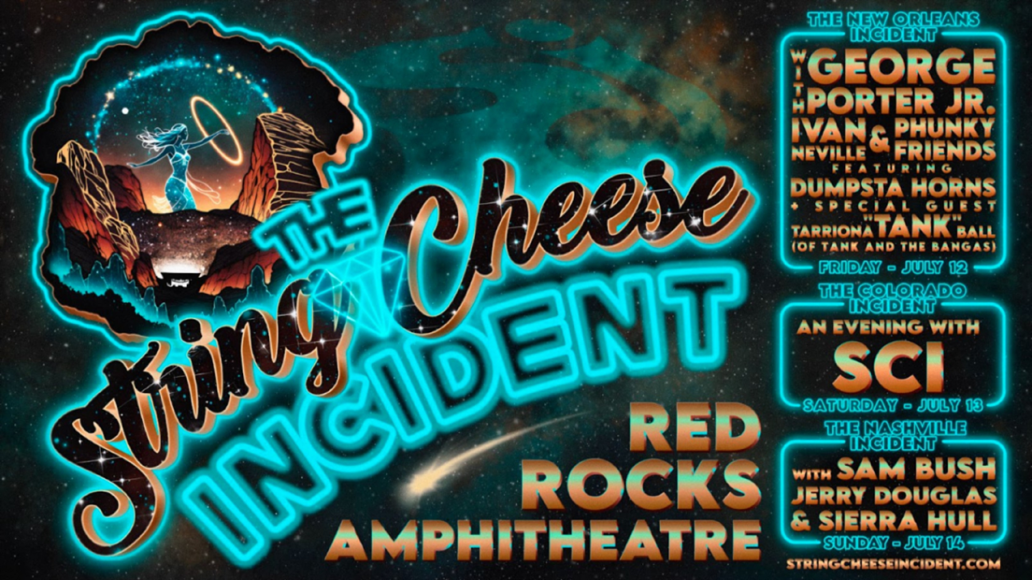 The String Cheese Incident announces themes for 2024 Red Rocks run; The