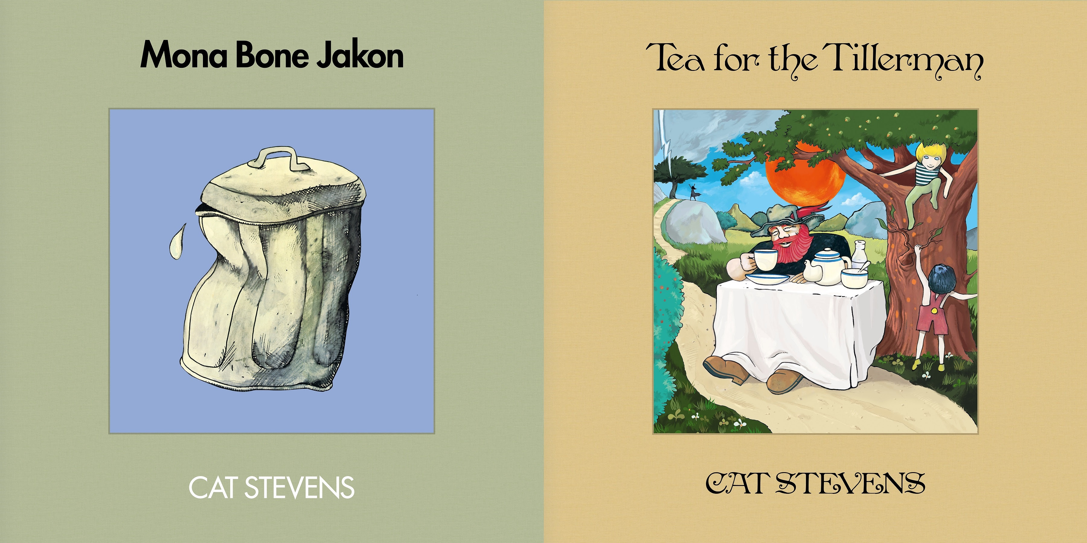 Yusuf / Cat Stevens' Classic Albums 'Mona Bone Jakon' & 'Tea for