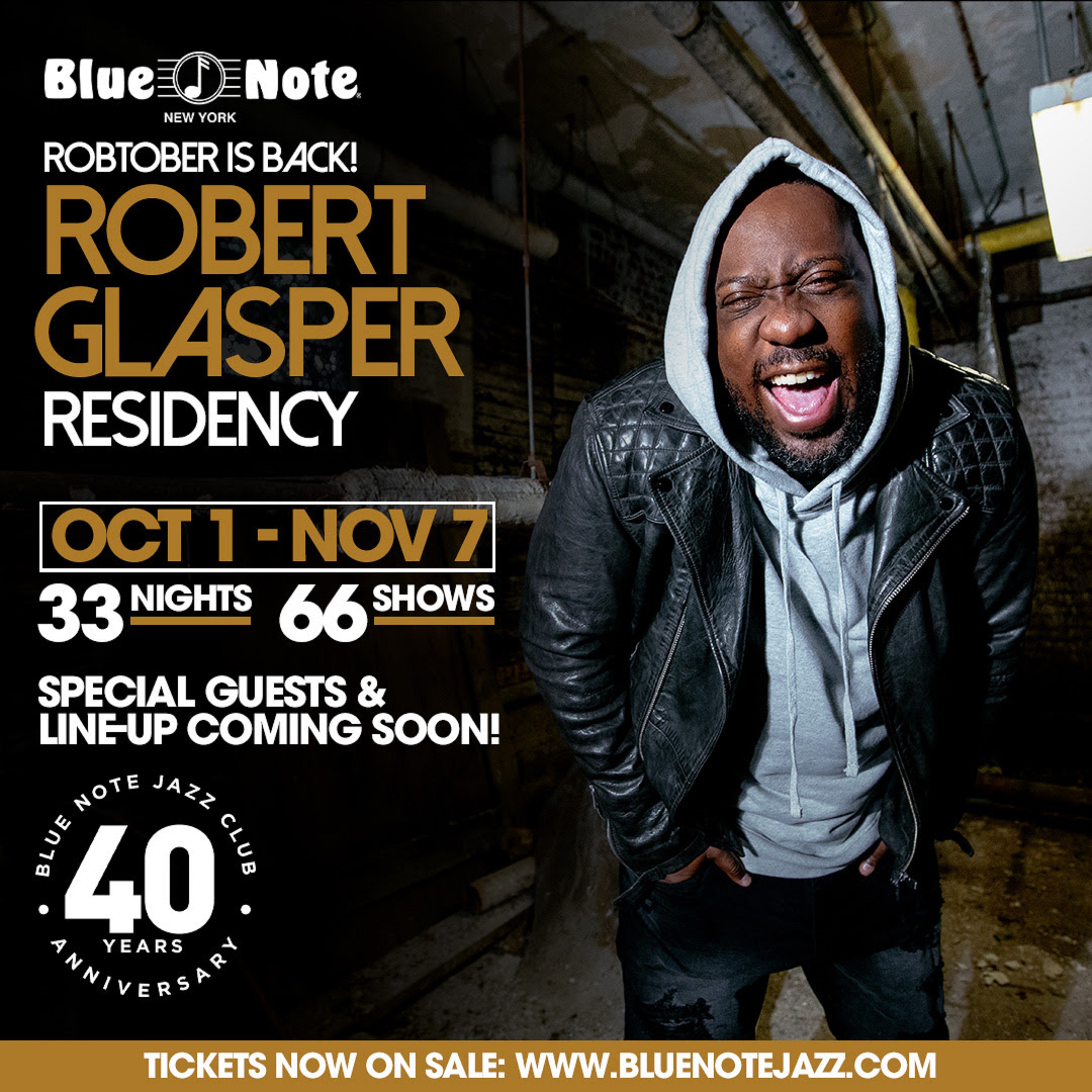 Blue Note Announces Robert Glasper "Robtober" Fall Residency Grateful Web