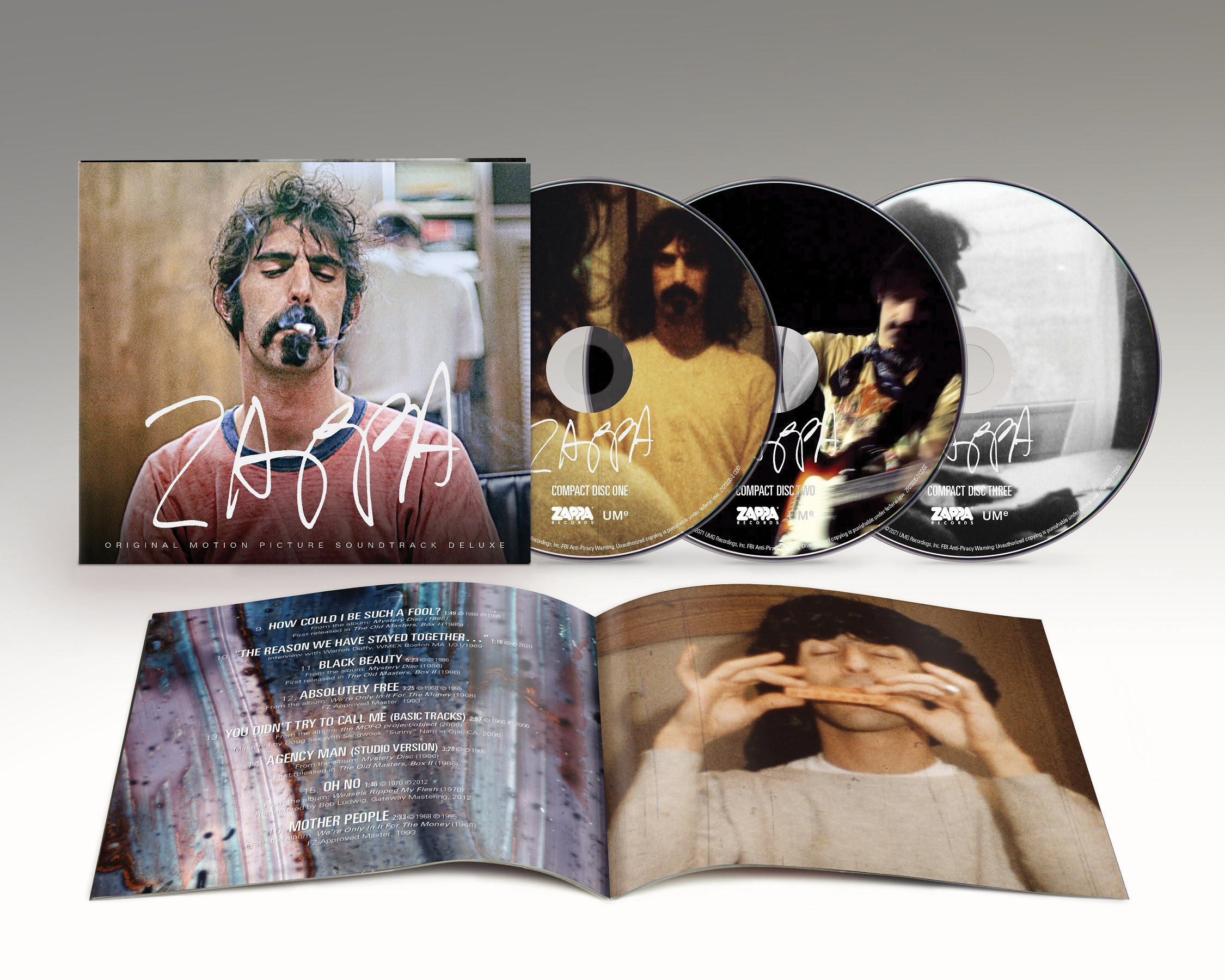 Zappa Original Motion Picture Soundtrack' Available Now As 3CD