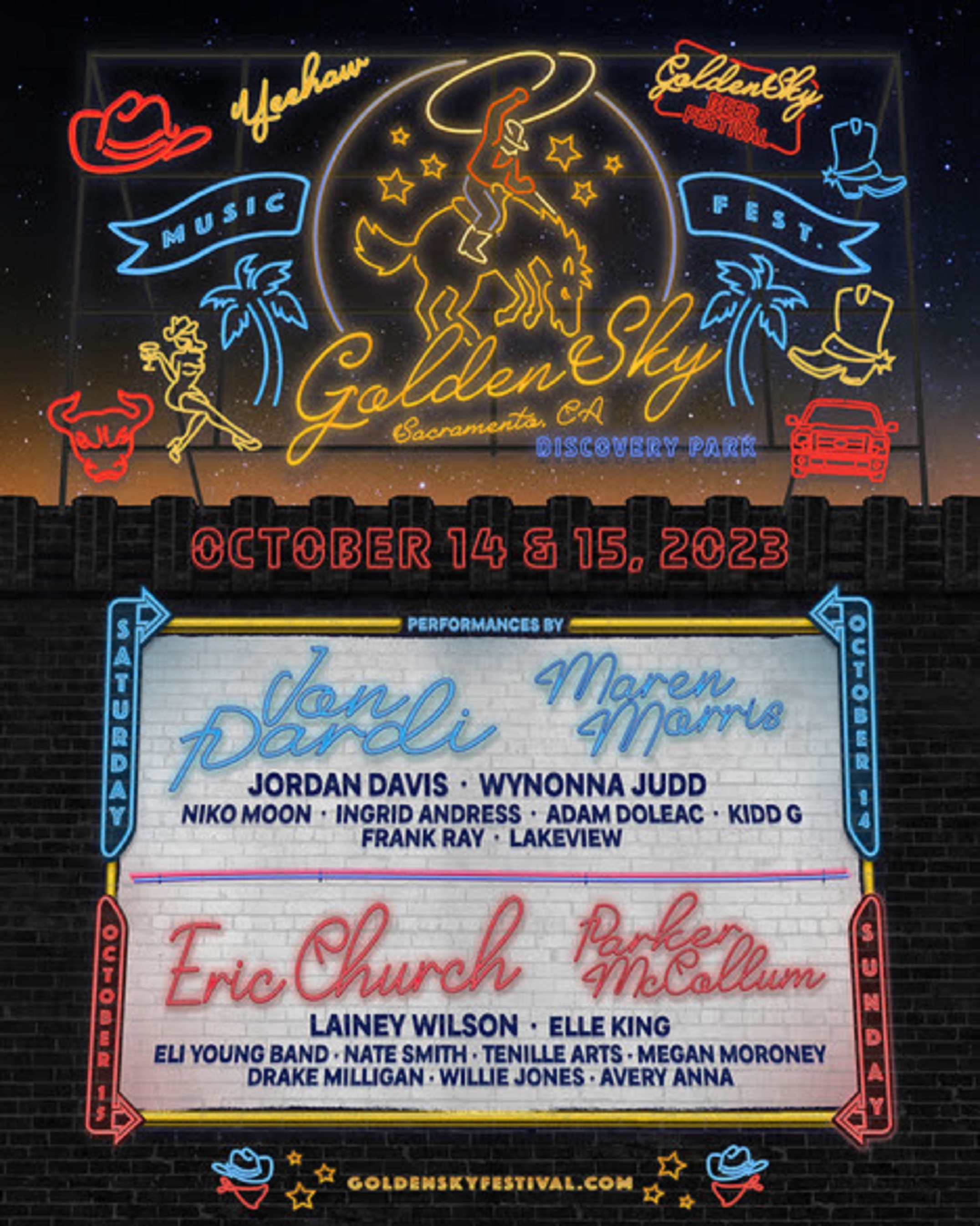 2nd Annual GoldenSky Country Music Festival Lineup Grateful Web