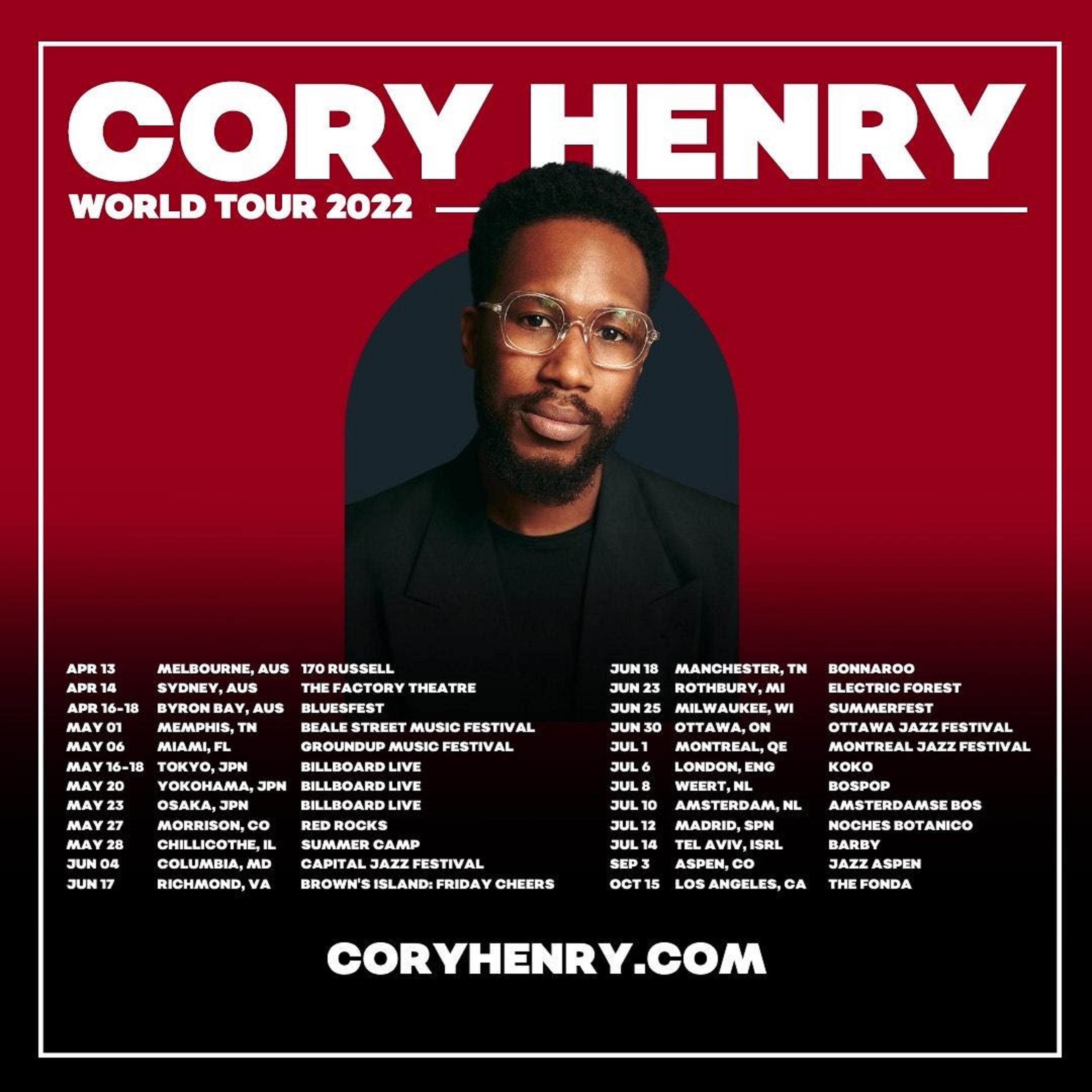 cory henry tour