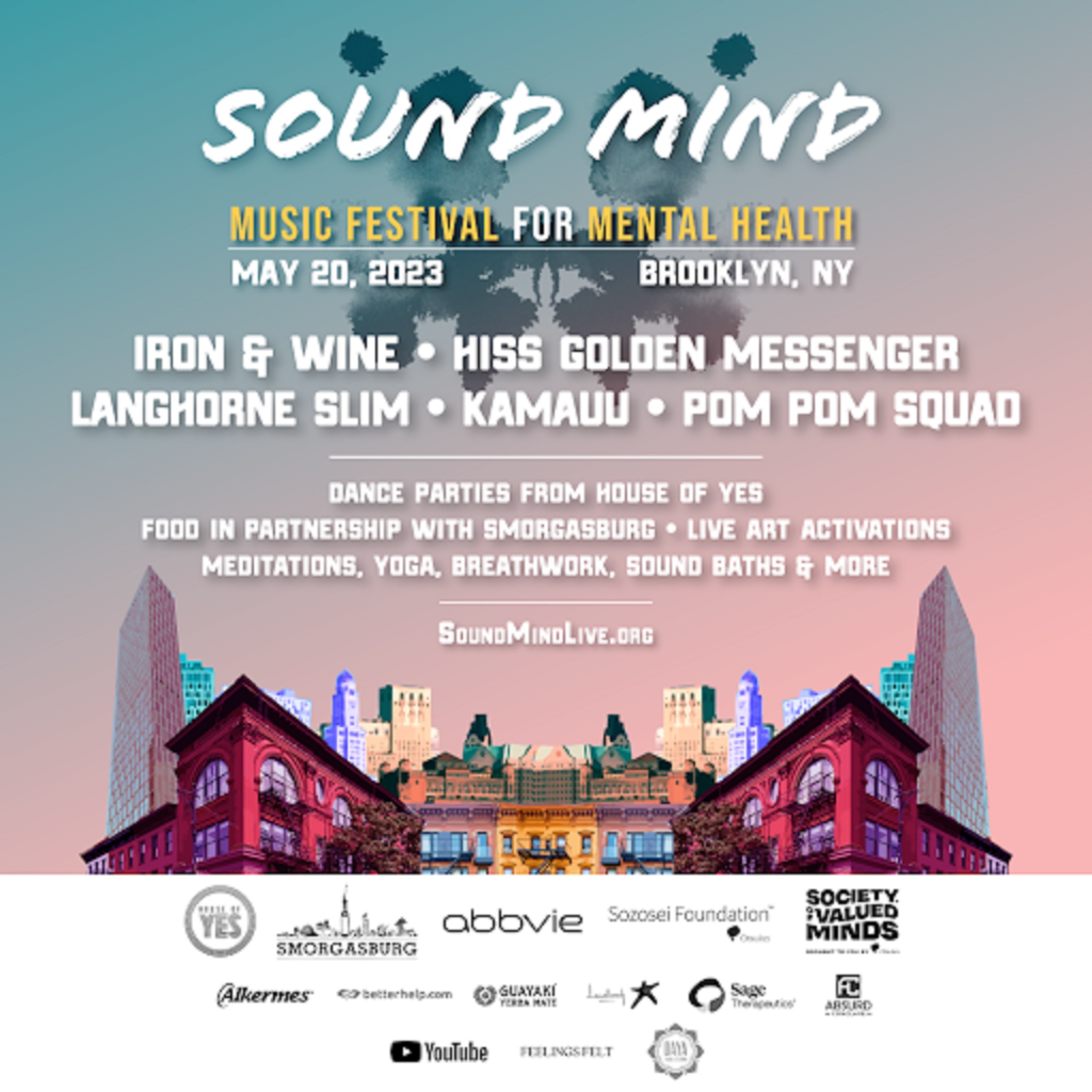 SOUND MIND MUSIC FESTIVAL FOR MENTAL HEALTH RETURNS TO BROOKLYN ON