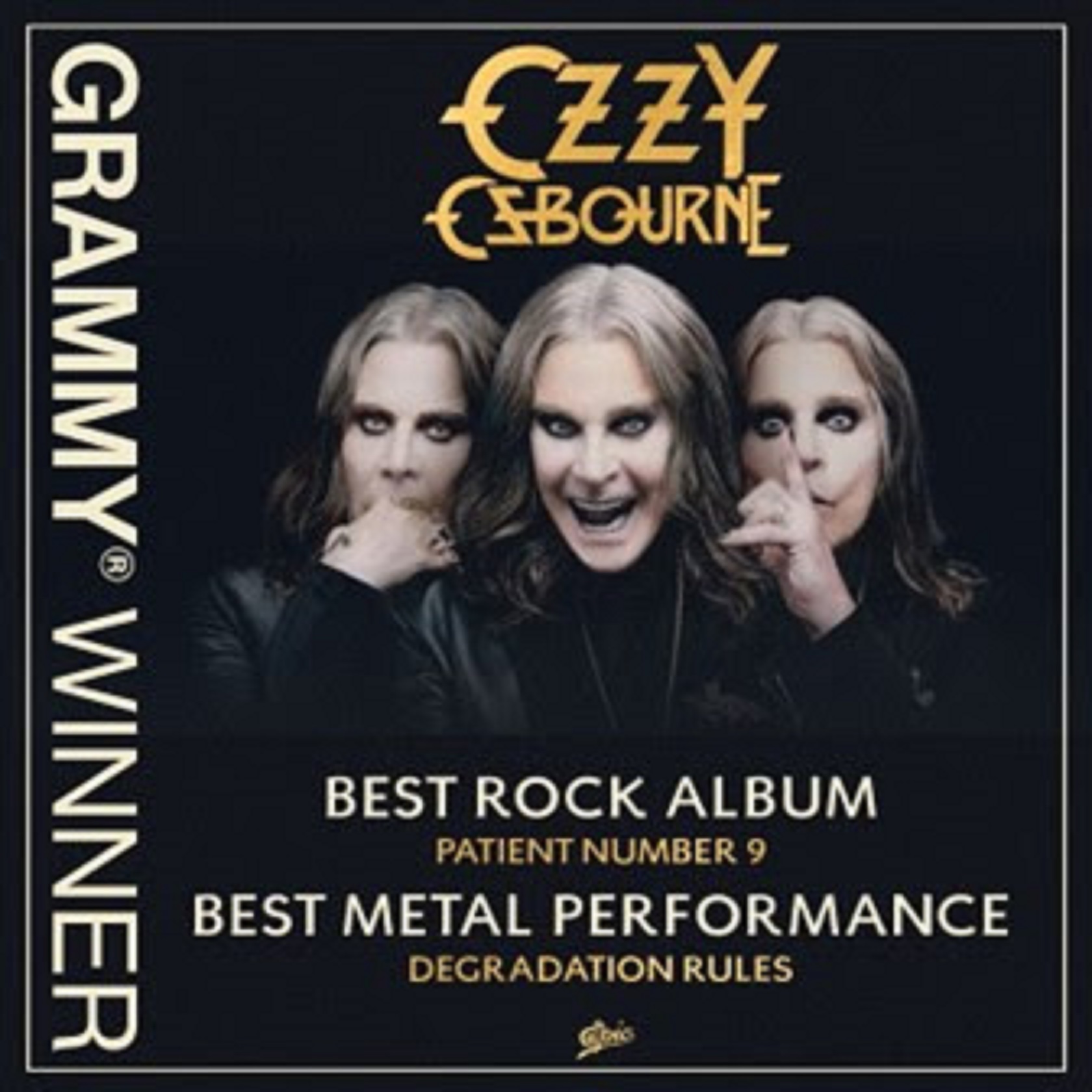 OZZY OSBOURNE WINS “BEST ROCK ALBUM” AND “BEST METAL PERFORMANCE” AT