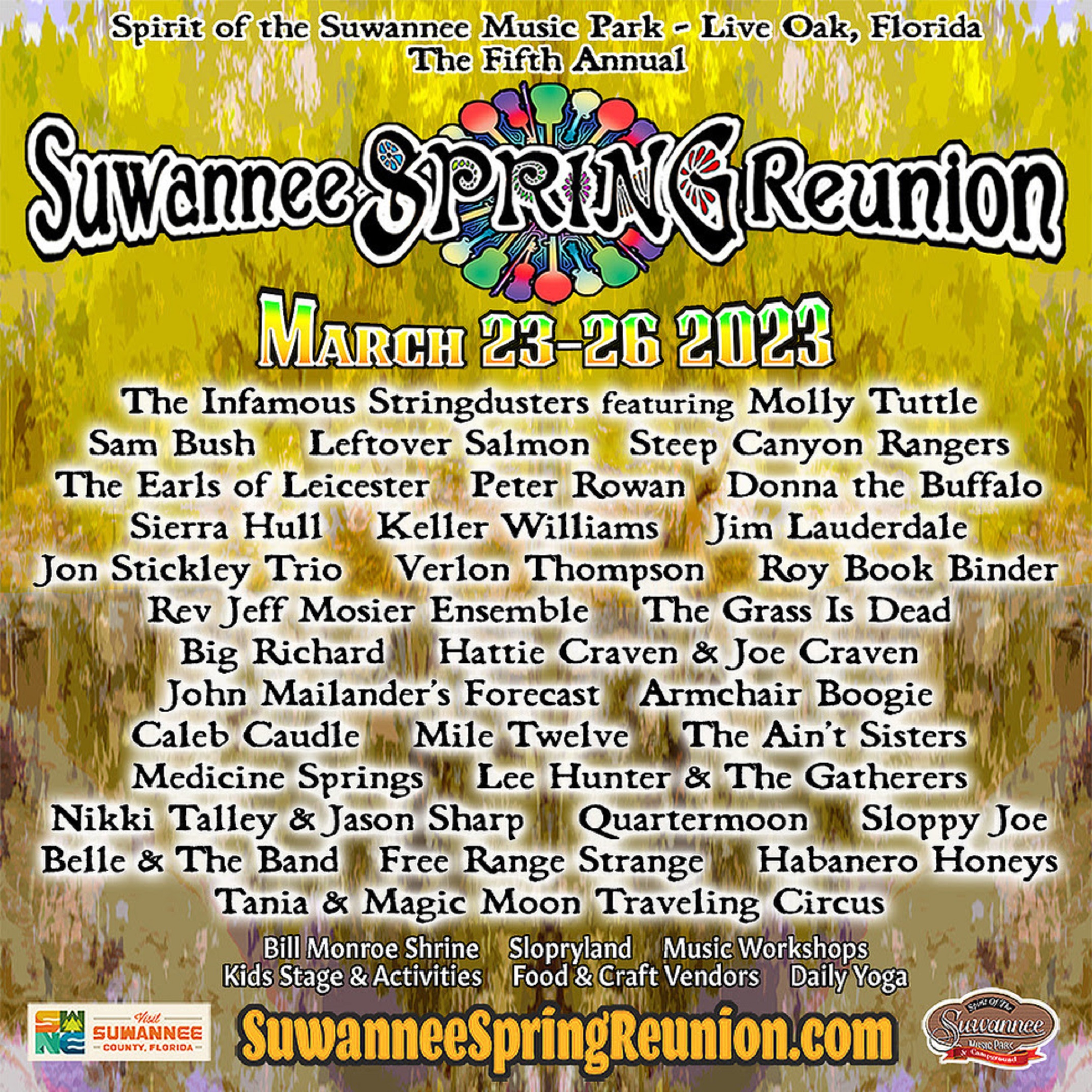 Suwannee Spring Reunion Schedule Announced Grateful Web