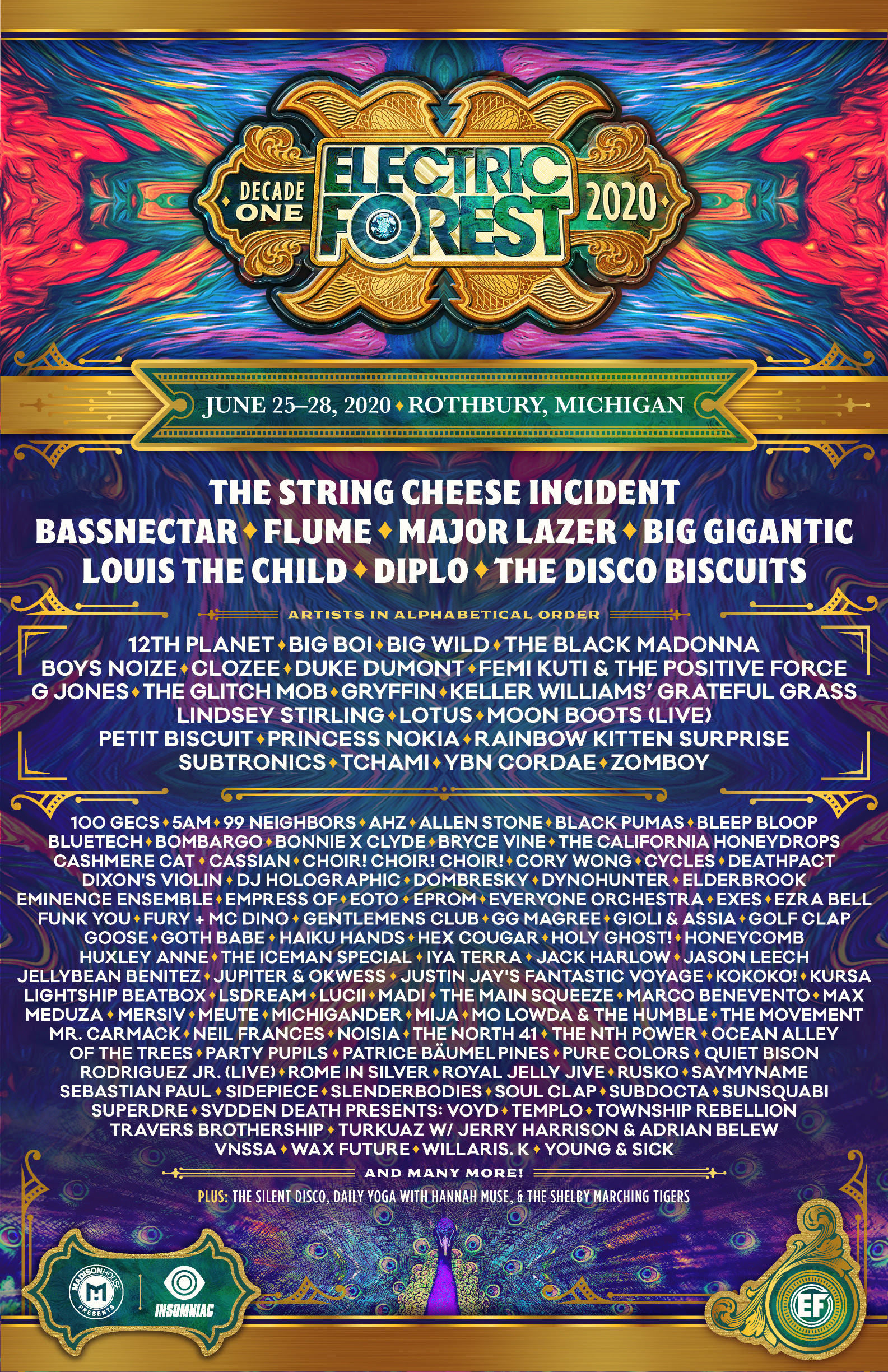 Artist Lineup Revealed for Electric Forest’s 10th Anniversary ...