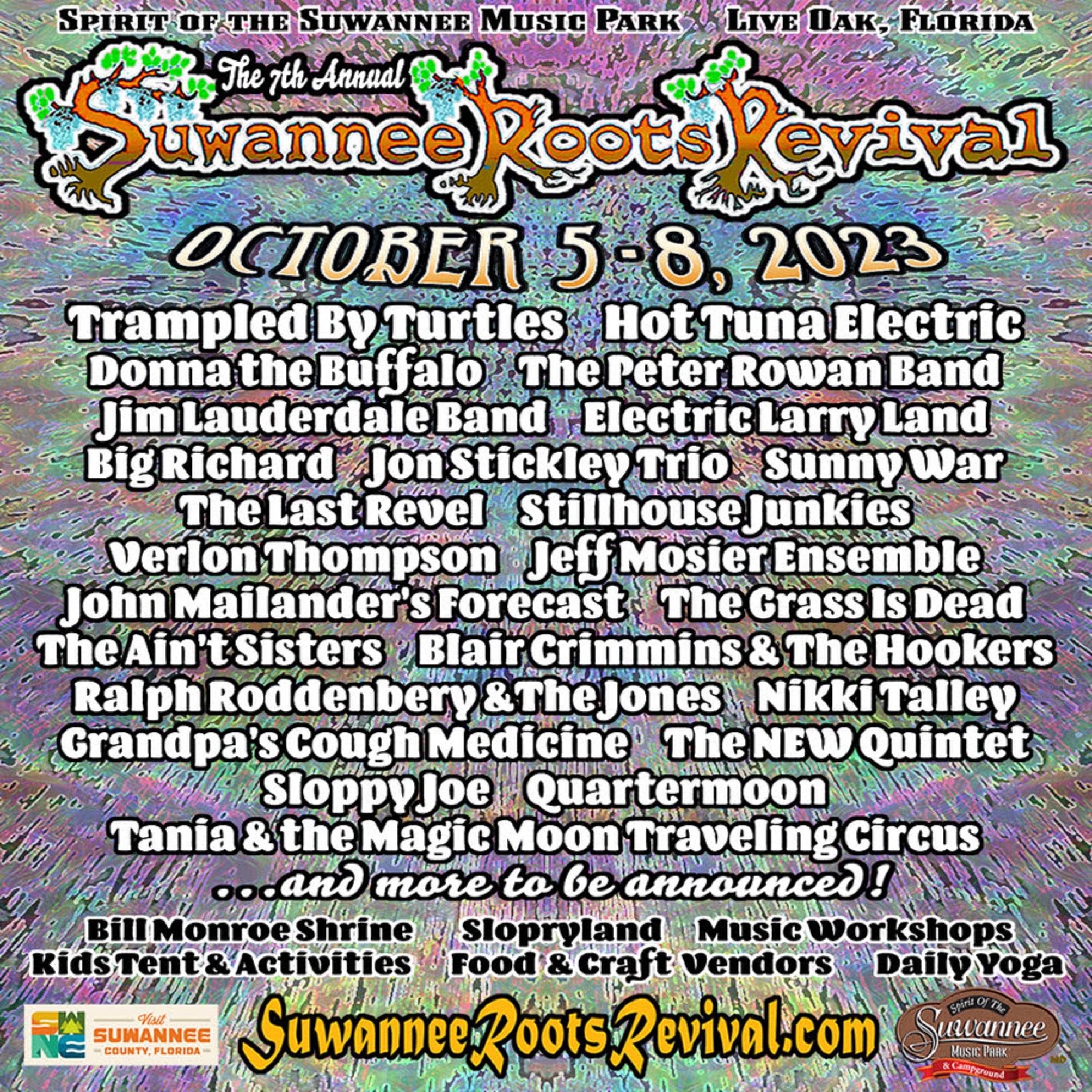 Suwannee Roots Revival Announces Initial 2023 Lineup | Grateful Web