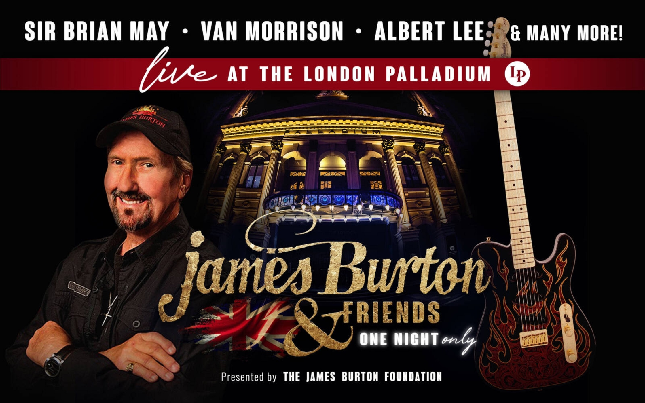 Arielle joins Sir Brian May and Van Morrison for 'James Burton