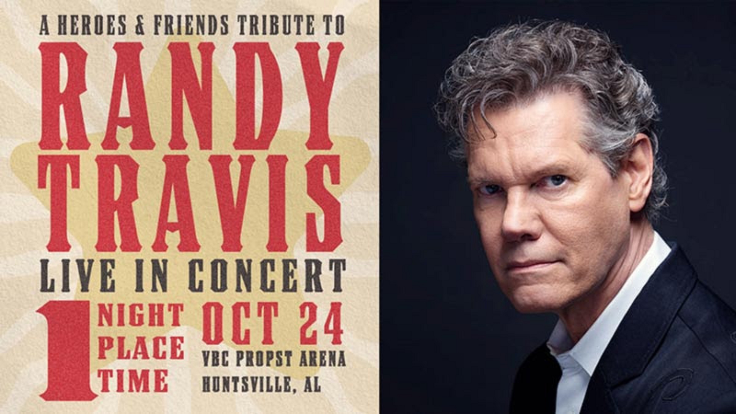 'A HEROES & FRIENDS TRIBUTE TO RANDY TRAVIS' ANNOUNCED FOR TUESDAY