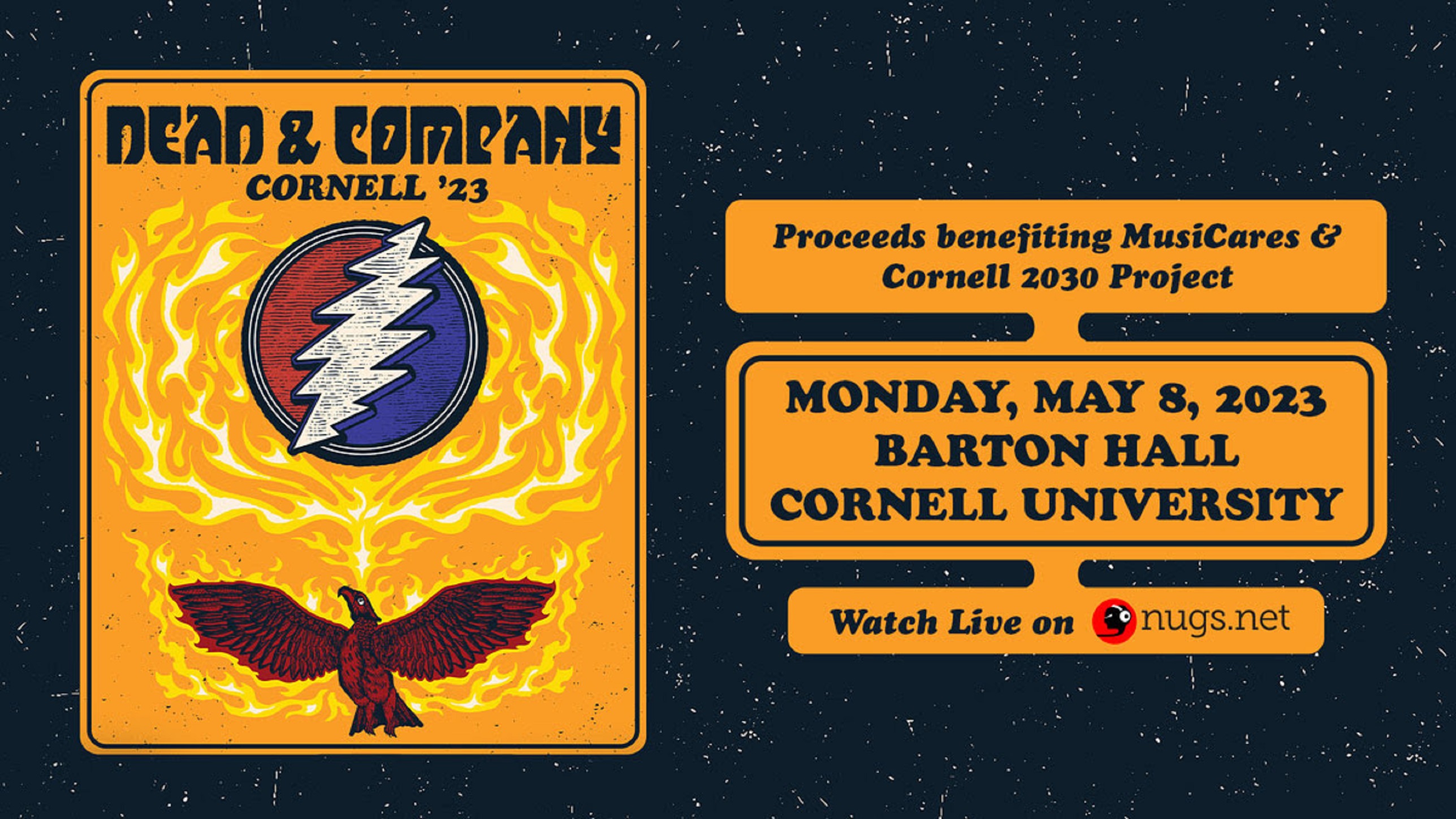 Tonight! Dead & Company at Cornell 5/8/23 Grateful Web