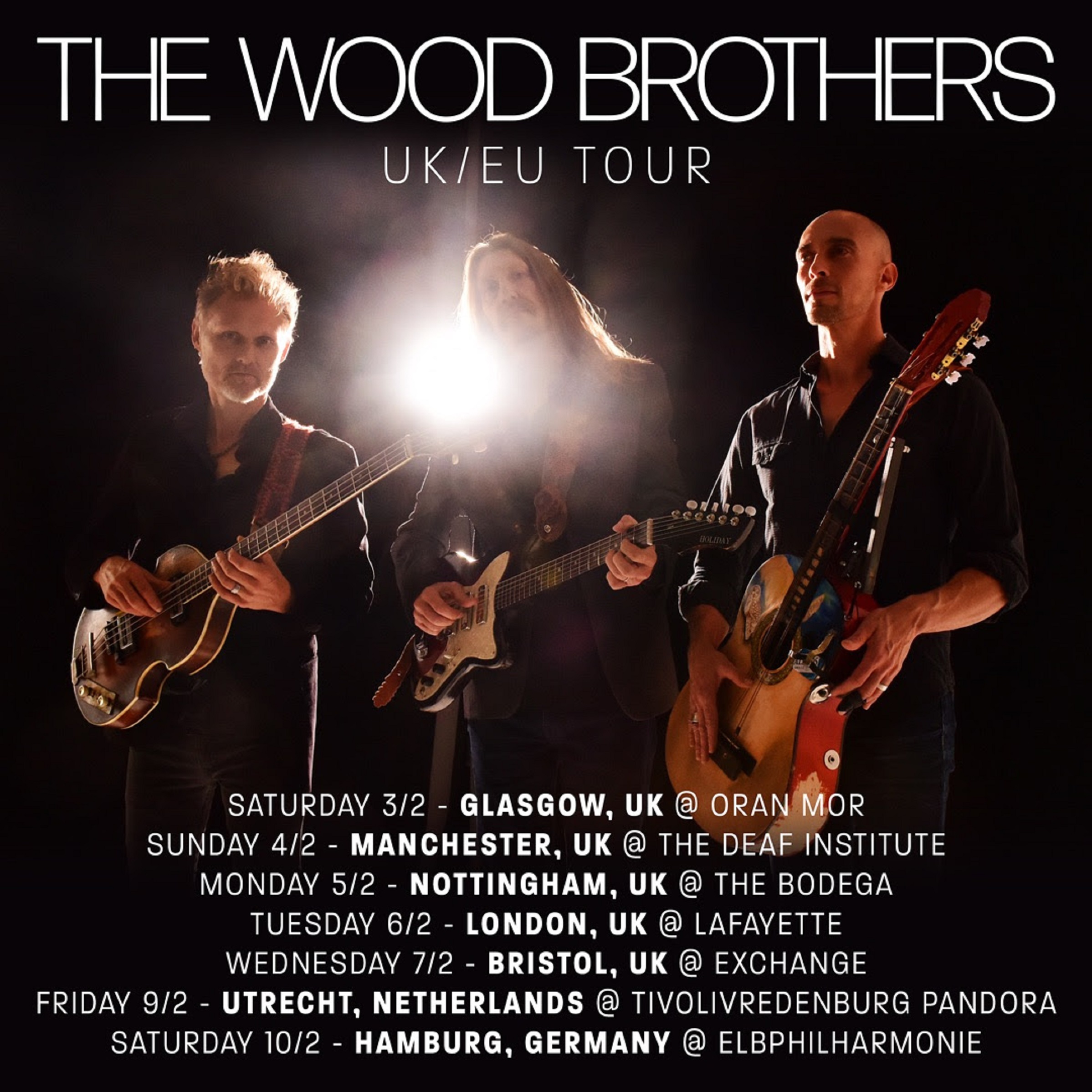 The Wood Brothers Announce UK & Europe Tour Dates in 2024