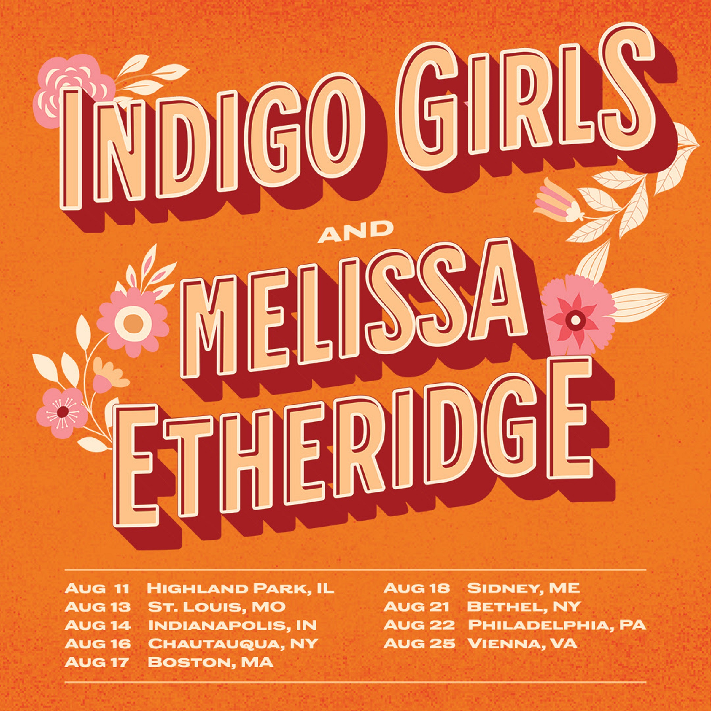 The Indigo Girls announce August 2024 coheadlining tour with Melissa