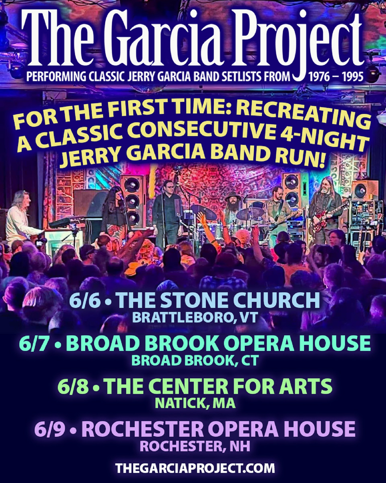 The Garcia Project to Perform Historic Four-Night Run in the Northeast