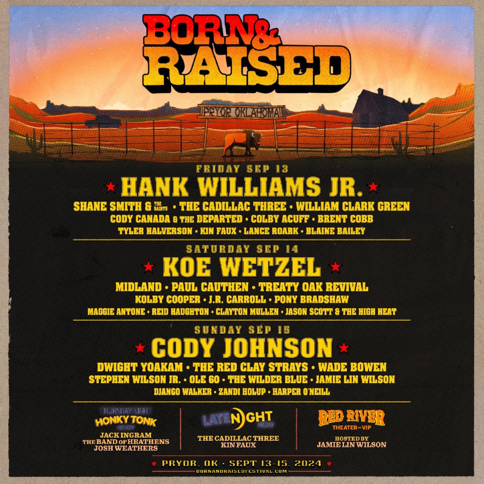 4th Annual Born & Raised Festival Details Single Day Lineup