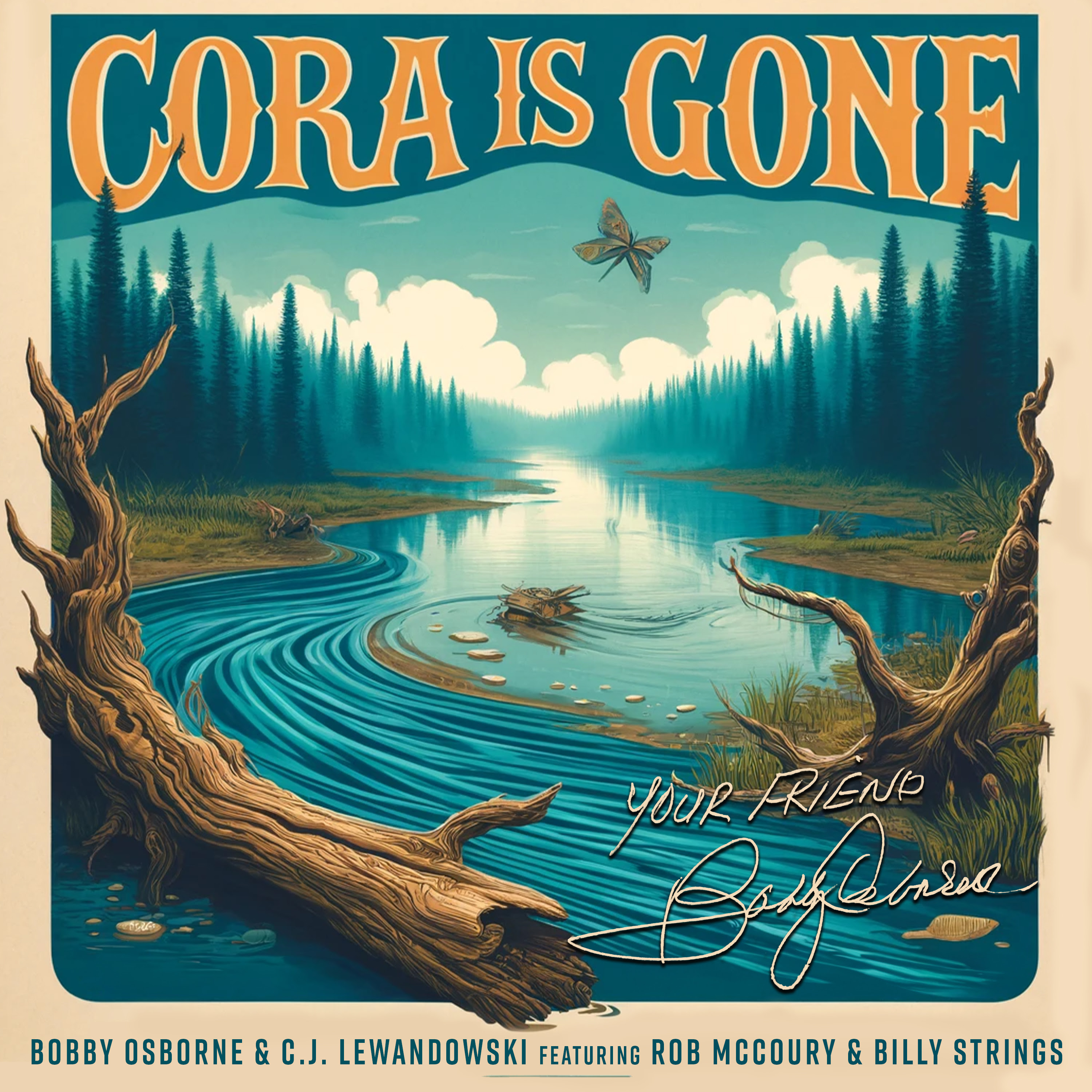 Bluegrass Legends Unite: Bobby Osborne, C.J. Lewandowski, Rob McCoury, and Billy Strings Release "Cora Is Gone"