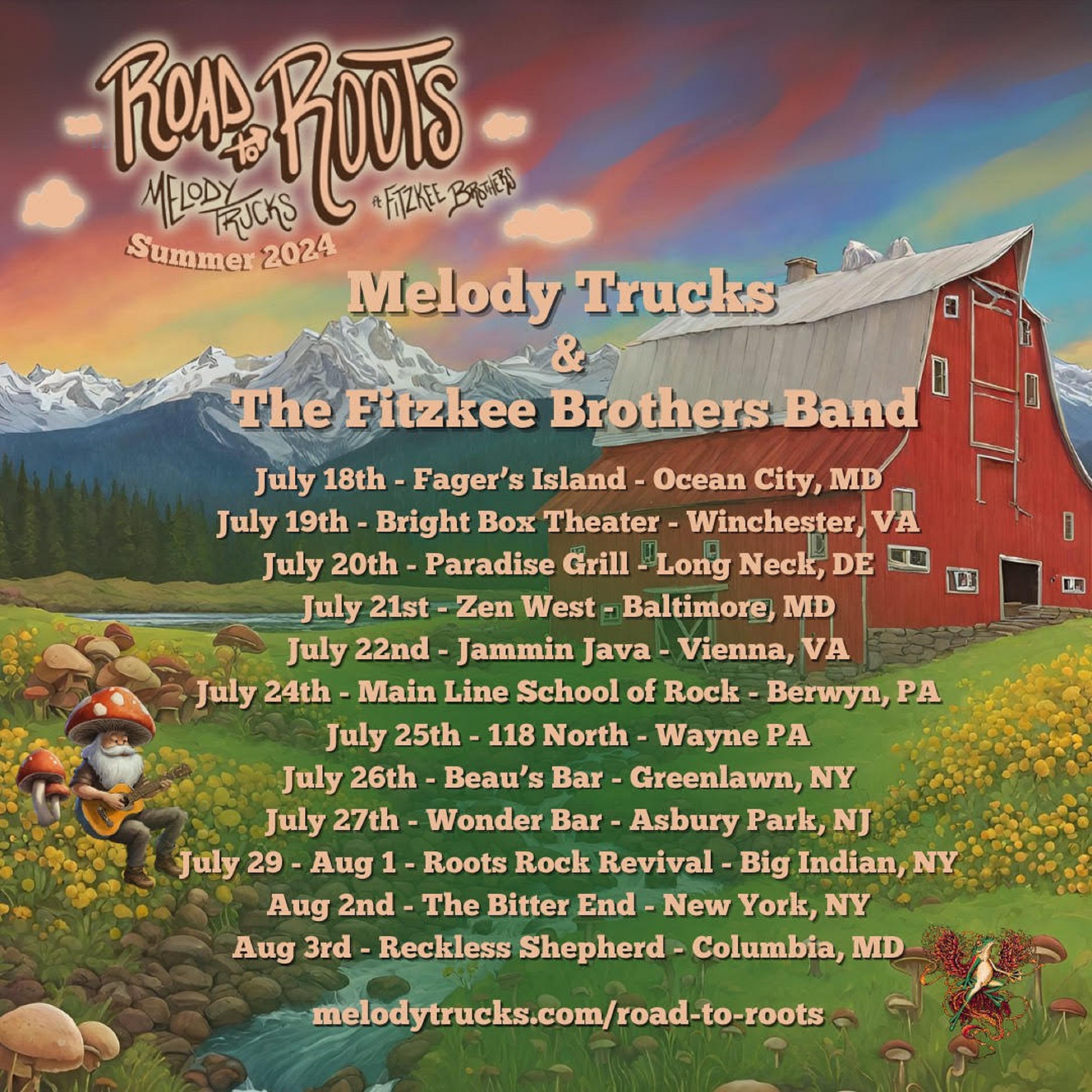 Melody Trucks, Fitzkee Brothers Band "Road To Roots" 2024 Tour Begins
