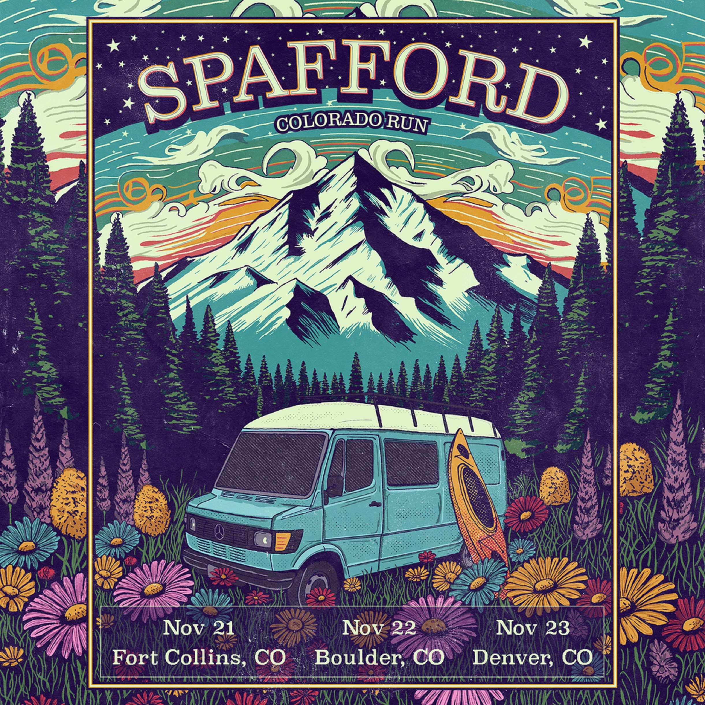 Spafford Drops Colorado Dates for End of November