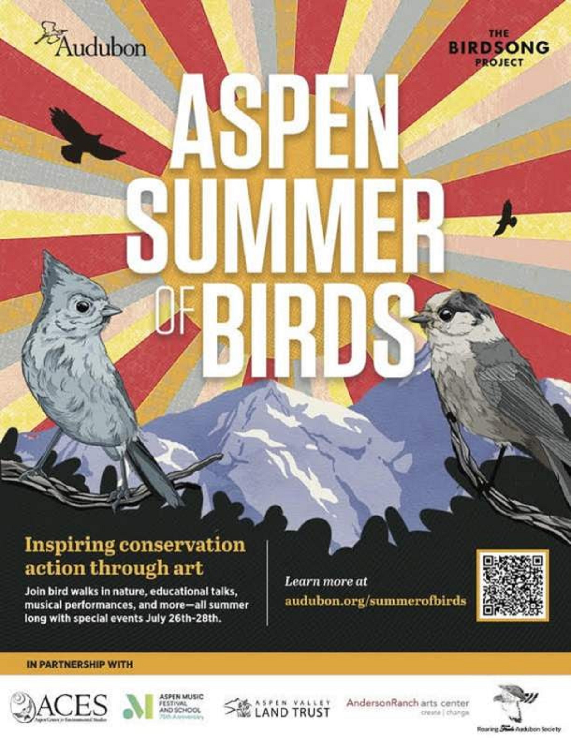 Join Audubon and The Birdsong Project for Aspen Summer of Birds This Weekend July 27th and 28th