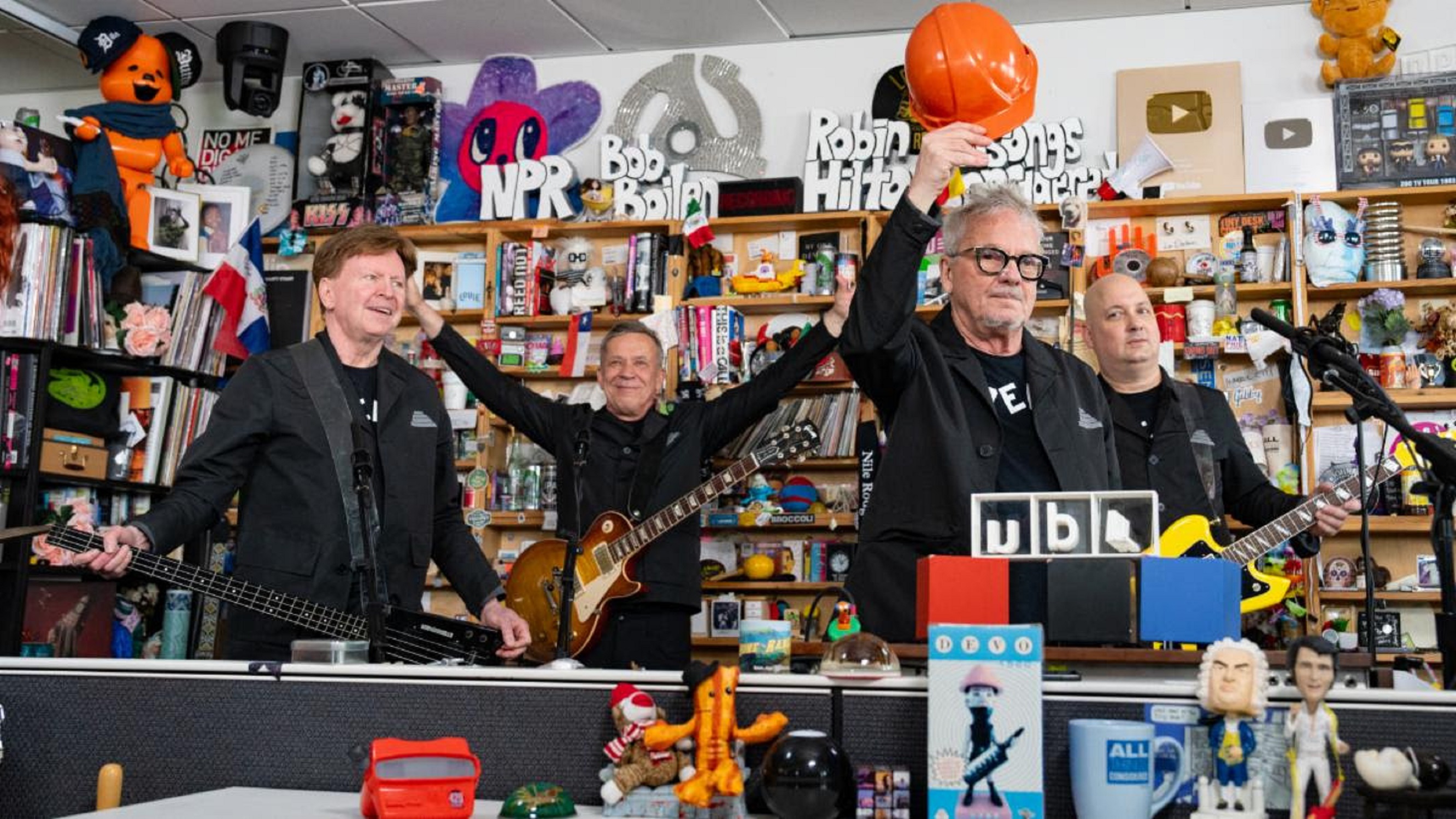 Watch Devo make NPR Tiny Desk Concert debut with riveting four-song performance