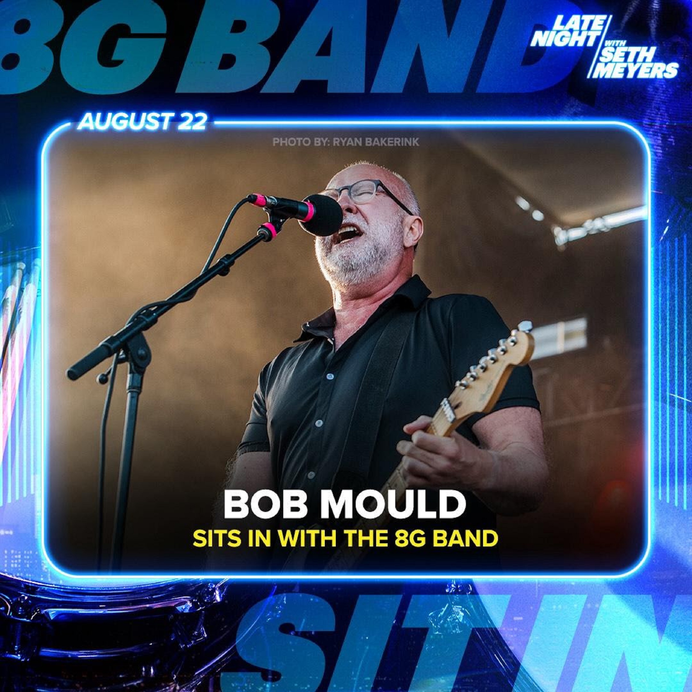 Bob Mould Appearing On Late Night With Seth Meyers For Final 8g Band Performance