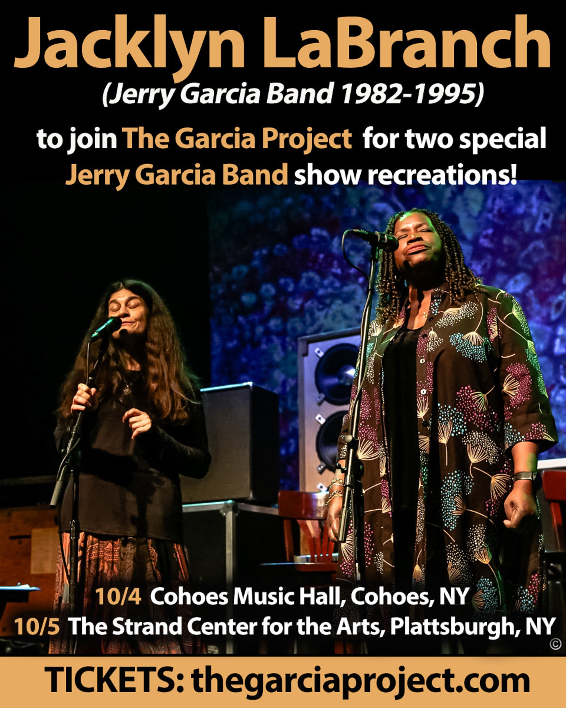 Jackie LaBranch to join The Garcia Project for two special shows on October 4 & 5, 2024