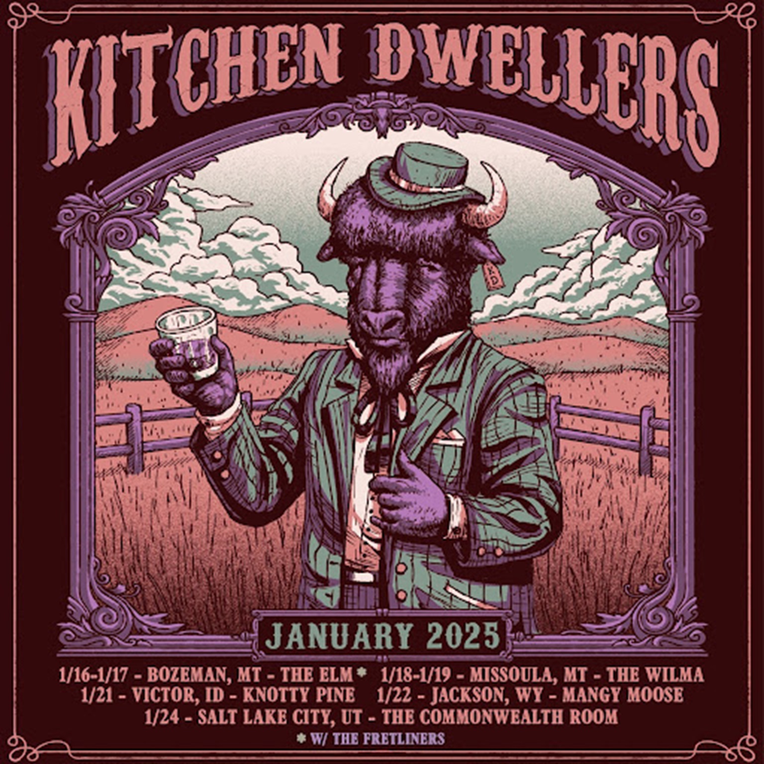 KITCHEN DWELLERS ANNOUNCE 2025 TOUR DATES 