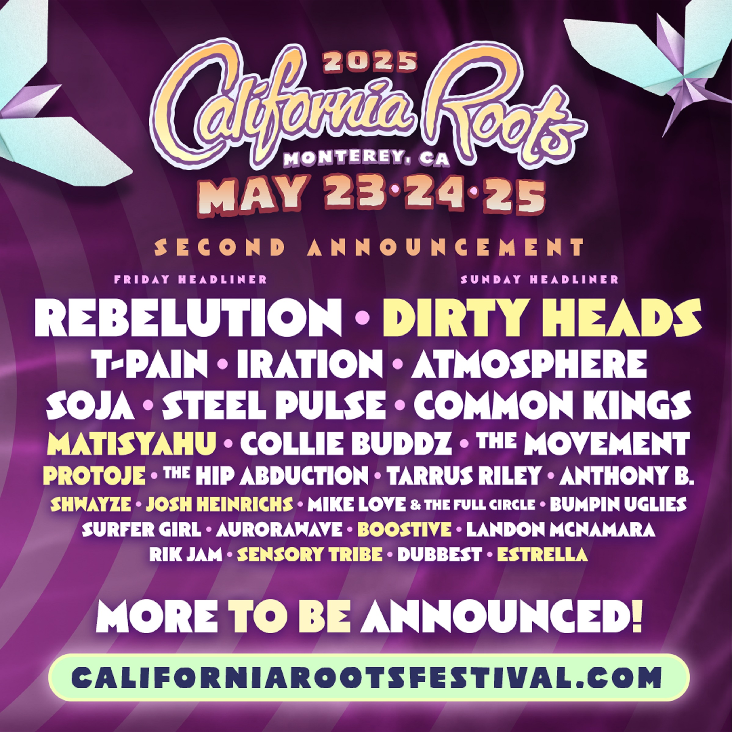 Cali Roots Adds Dirty Heads, Protoje, Matisyahu & More To 2025 Lineup