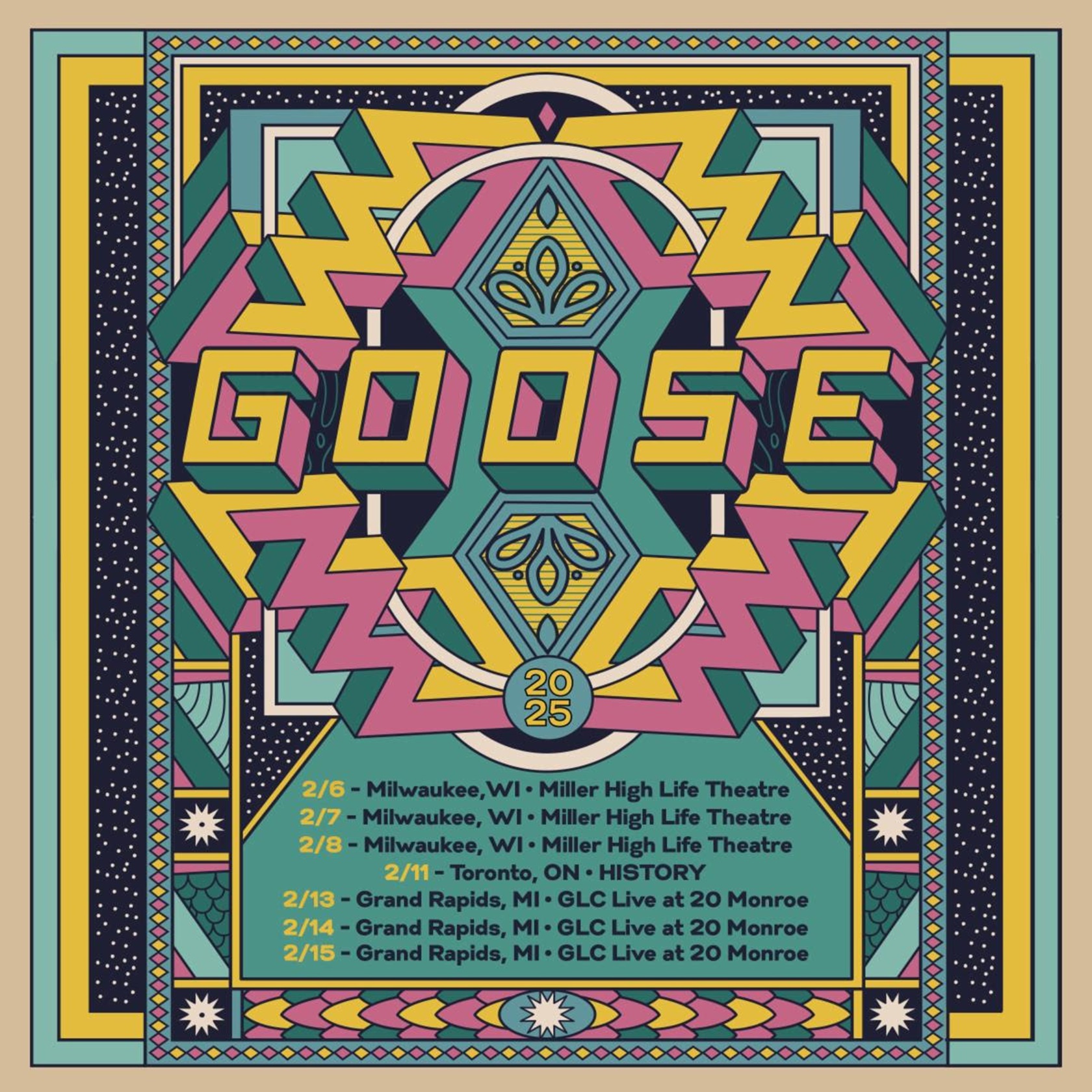 Goose Announce First North American Dates of 2025; First-Ever Canada Show