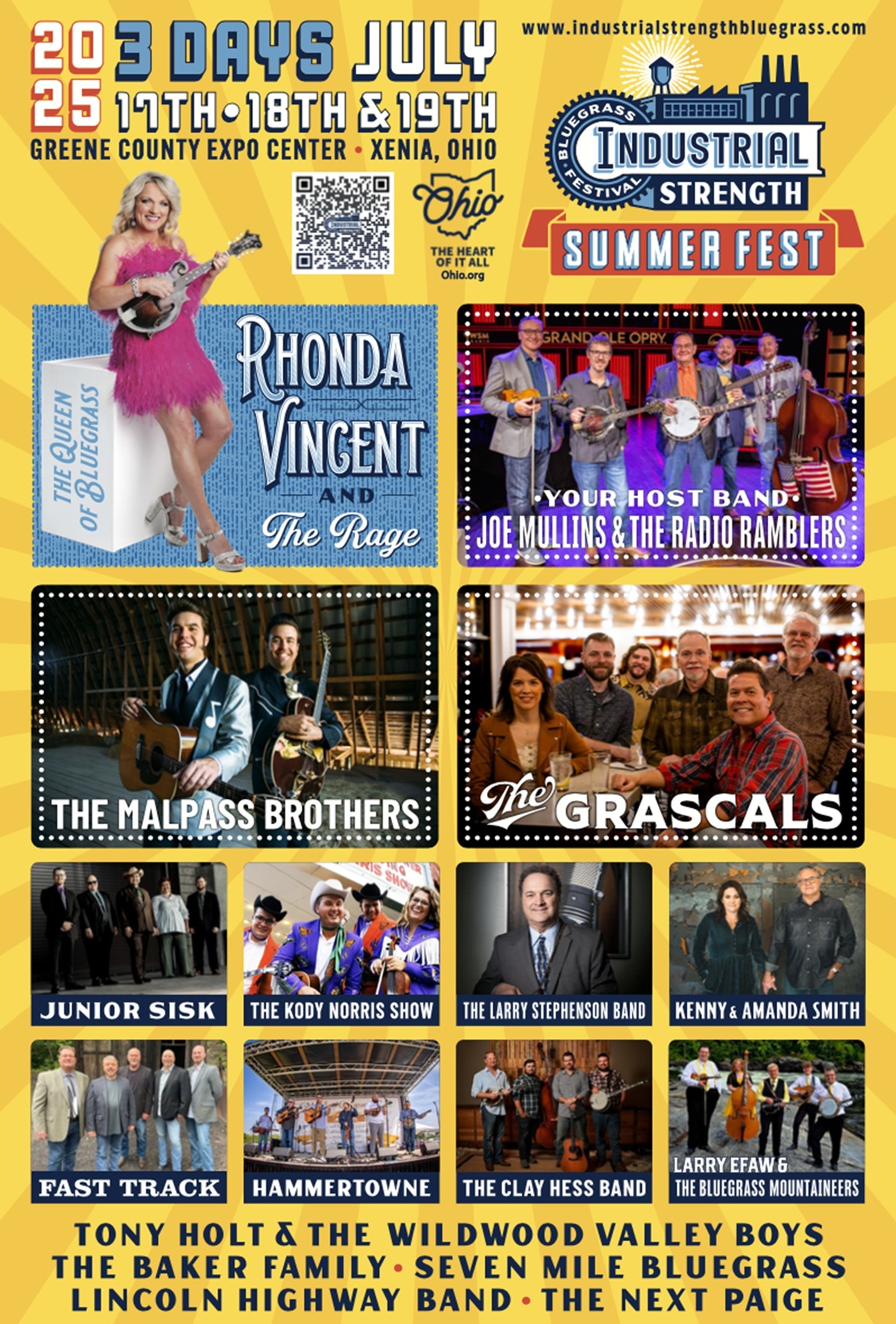 Industrial Strength Bluegrass Summer Fest 2025 Three Unforgettable Days of Bluegrass in Xenia, Ohio – July 17-19, 2025