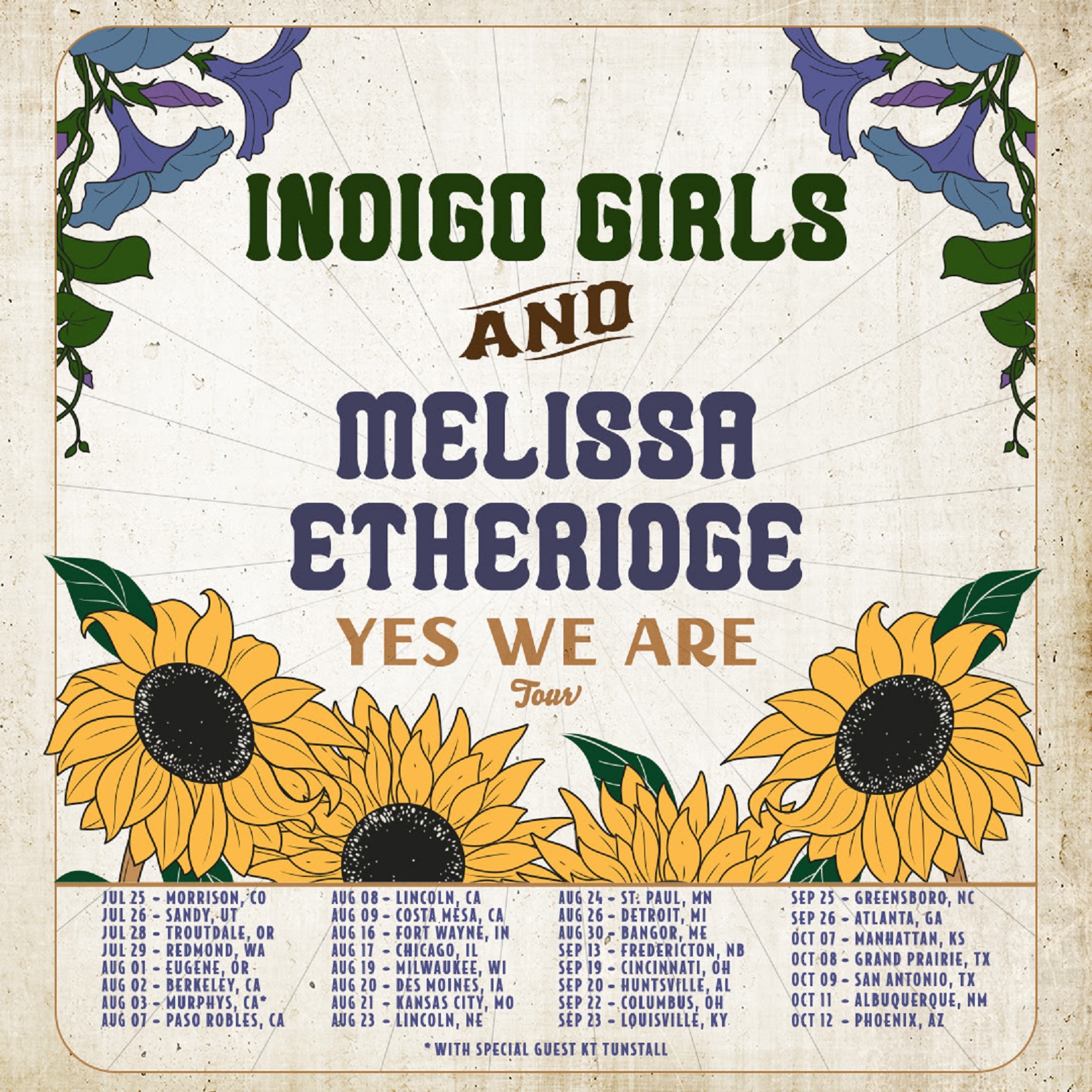 Indigo Girls Reunite with Melissa Etheridge for 2025 'Yes We Are' Co-headline Tour