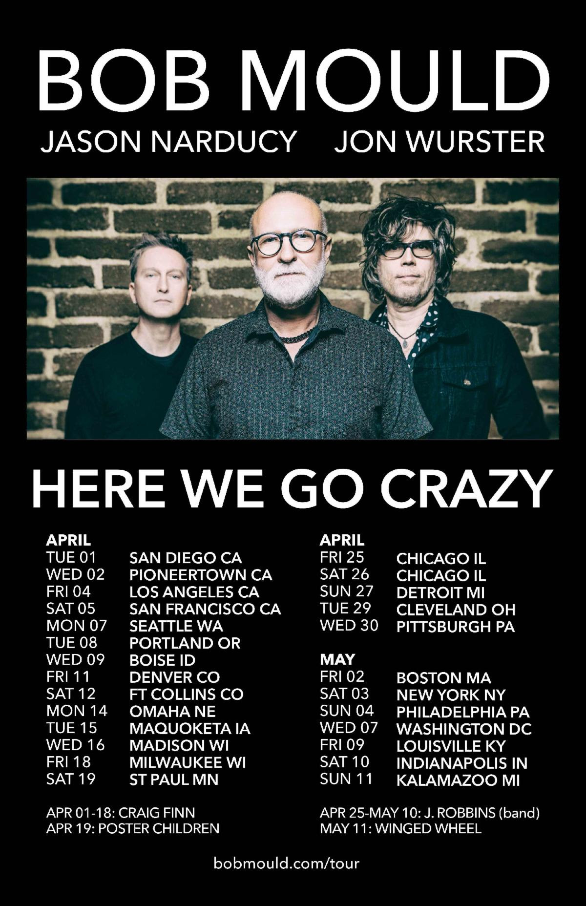 Bob Mould Returns With 'Here We Go Crazy'