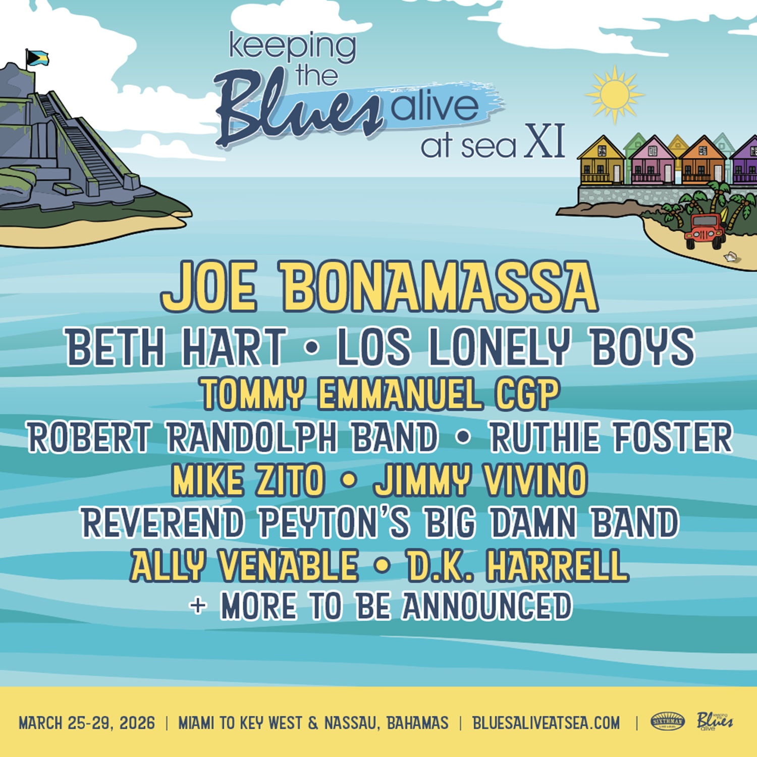 Joe Bonamassa and Sixthman Announce “Keeping The Blues Alive At Sea" 2026