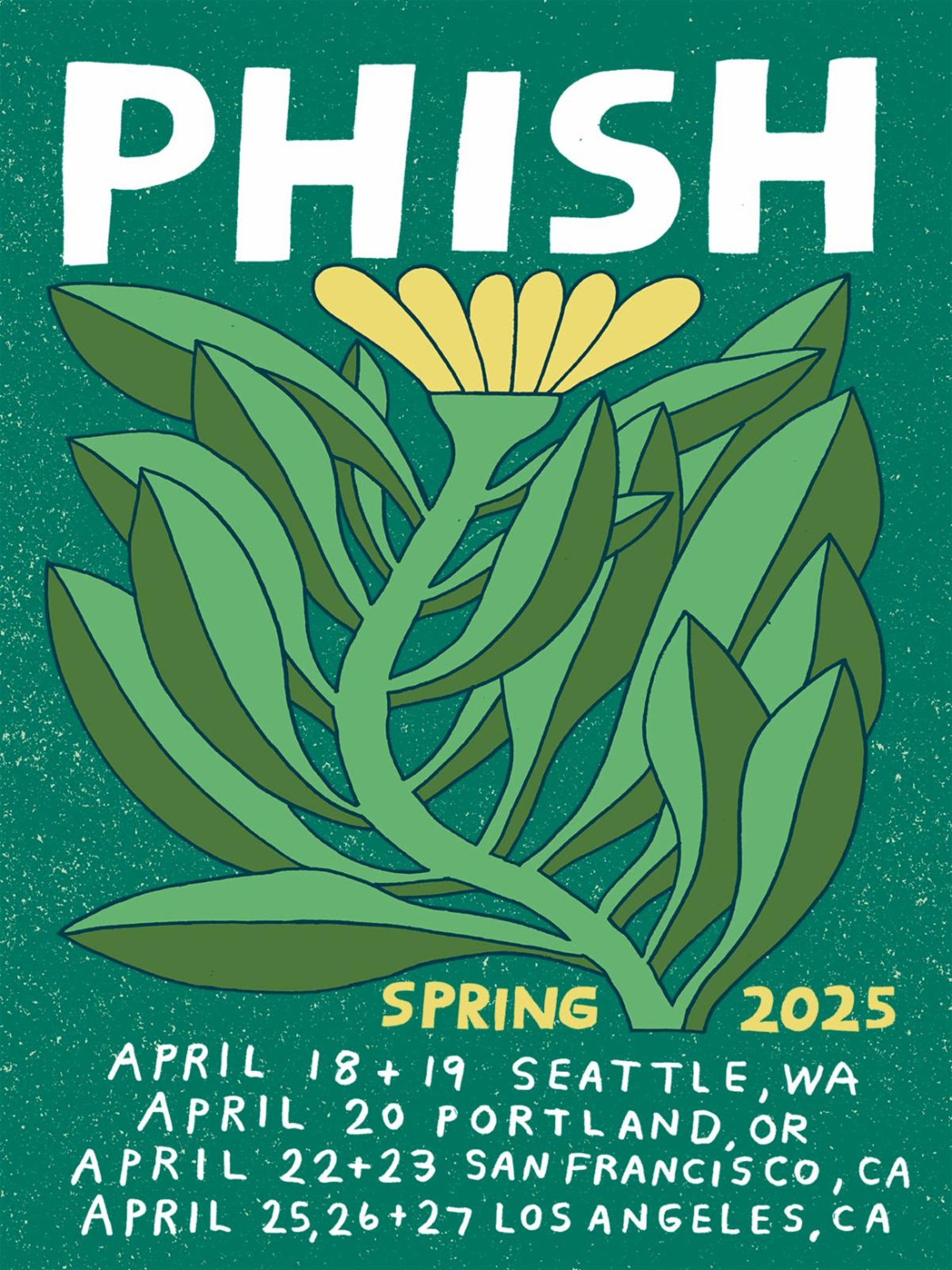 PHISH ANNOUNCE 2025 WEST COAST TOUR DATES