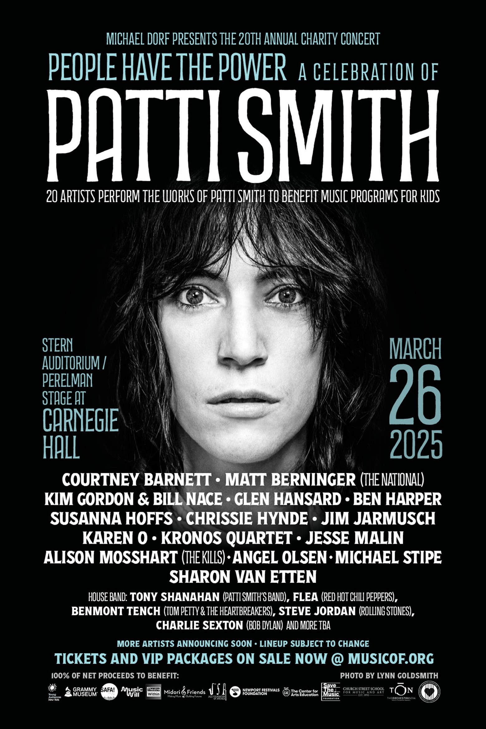 PEOPLE HAVE THE POWER: A CELEBRATION OF PATTI SMITH AT CARNEGIE HALL