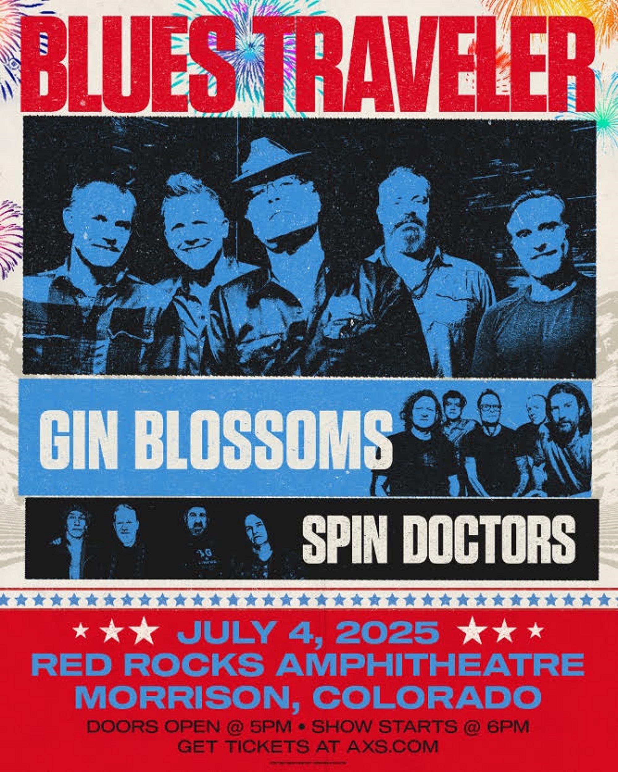 Blues Traveler & Gin Blossoms Announce Co-Headlining Summer Tour with Special Guests Spin Doctors