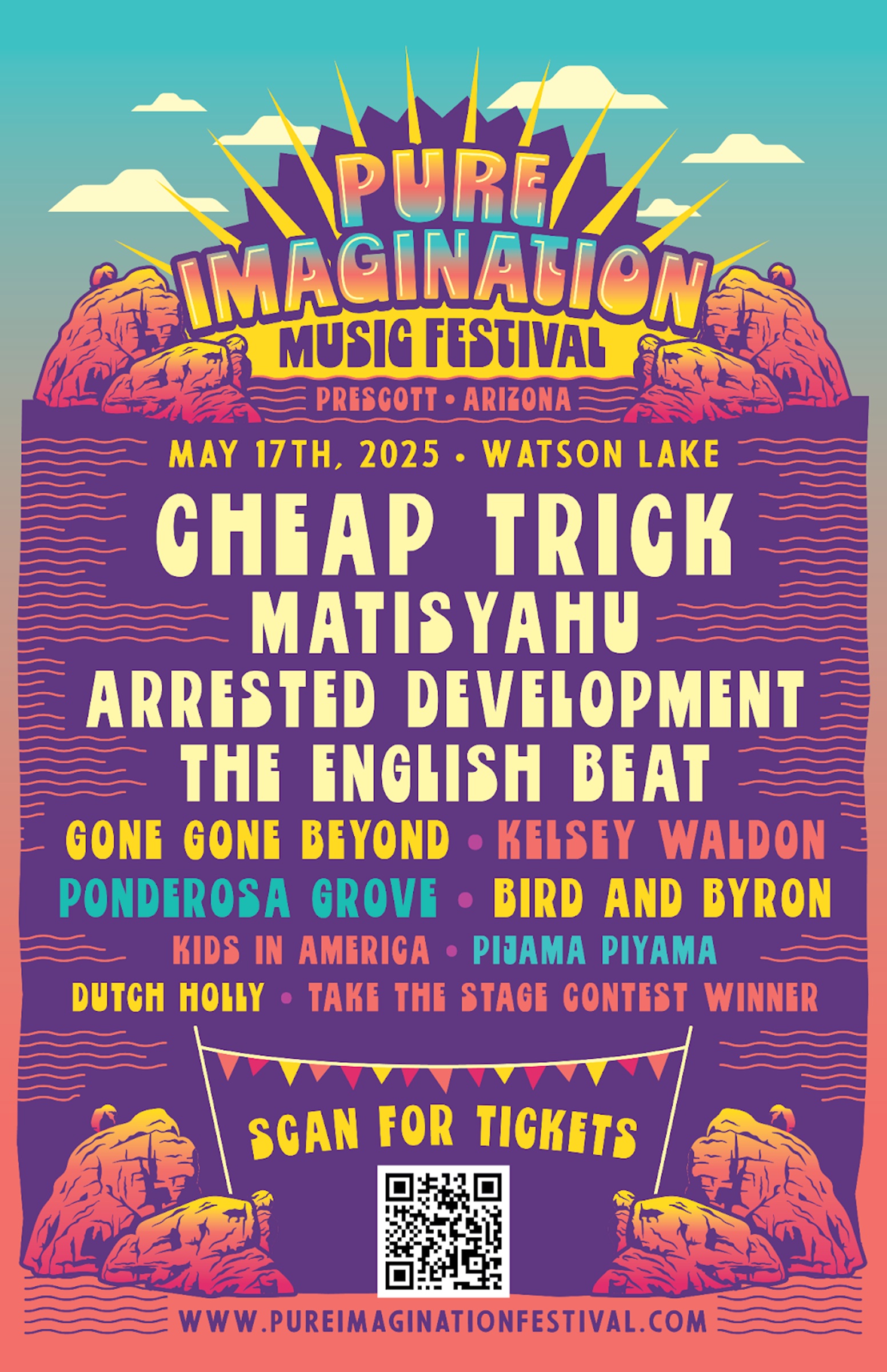 Pure Imagination Announces Lineup - Cheap Trick, Matisyahu, Arrested Development, The English Beat & More