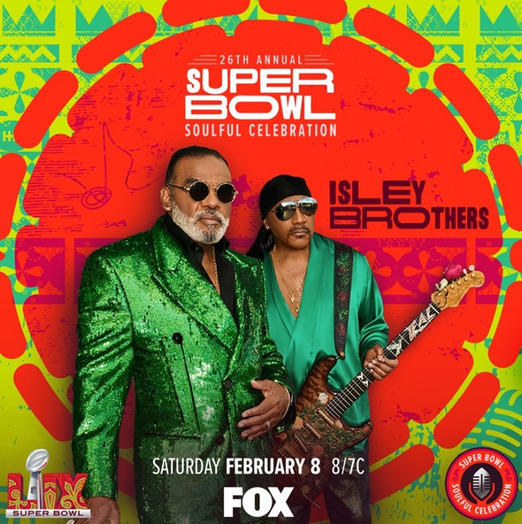 The Isley Brothers Set to Perform at the 26th Annual Super Bowl Soulful Celebration