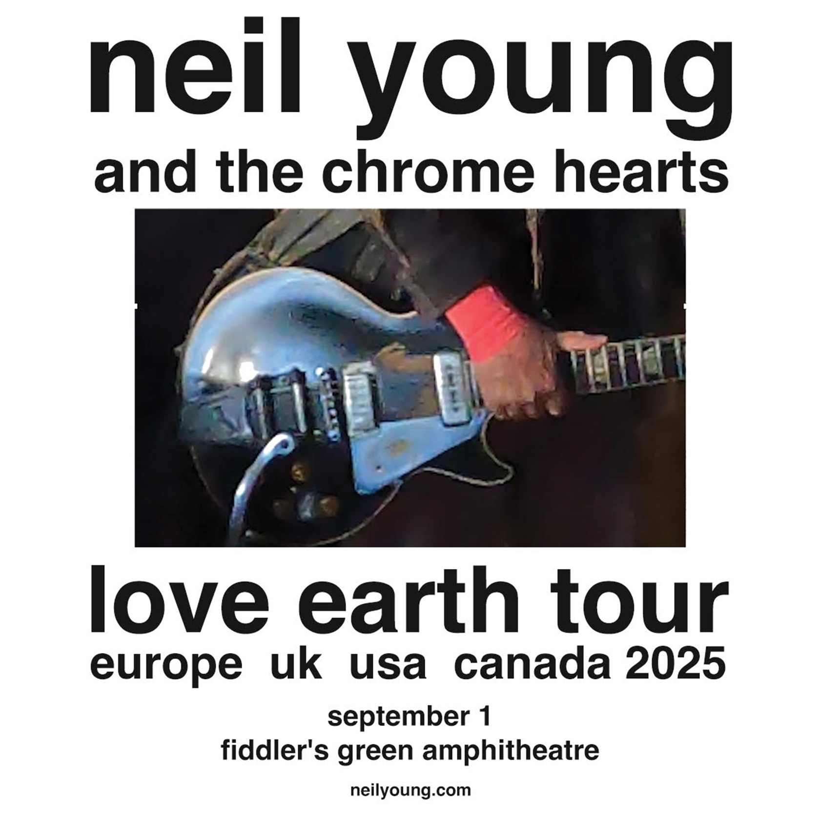 Neil Young and The Chrome Hearts Announce the Love Earth World Tour