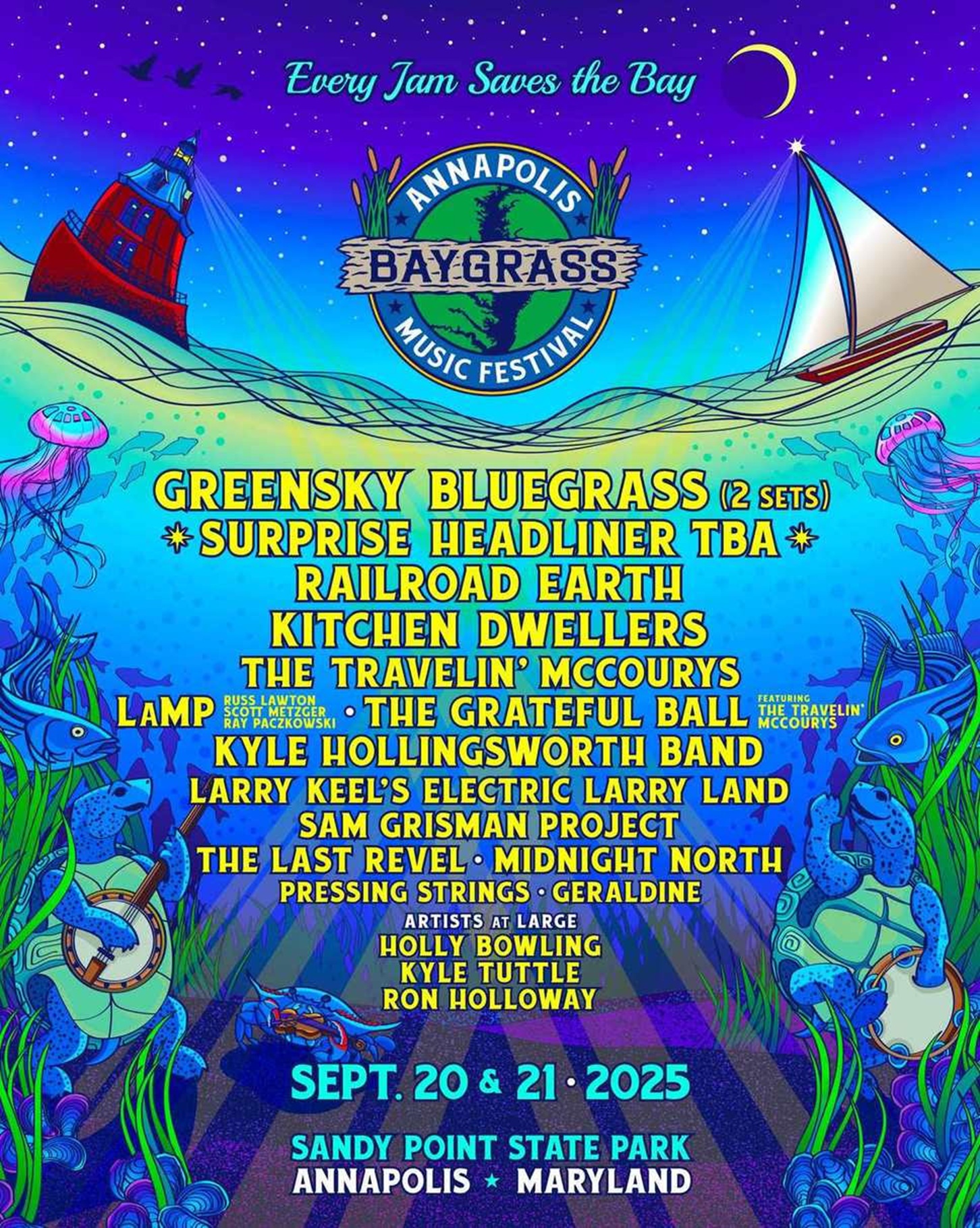 Annapolis Baygrass Music Festival Announces Greensky Bluegrass, Railroad Earth, Kitchen Dwellers