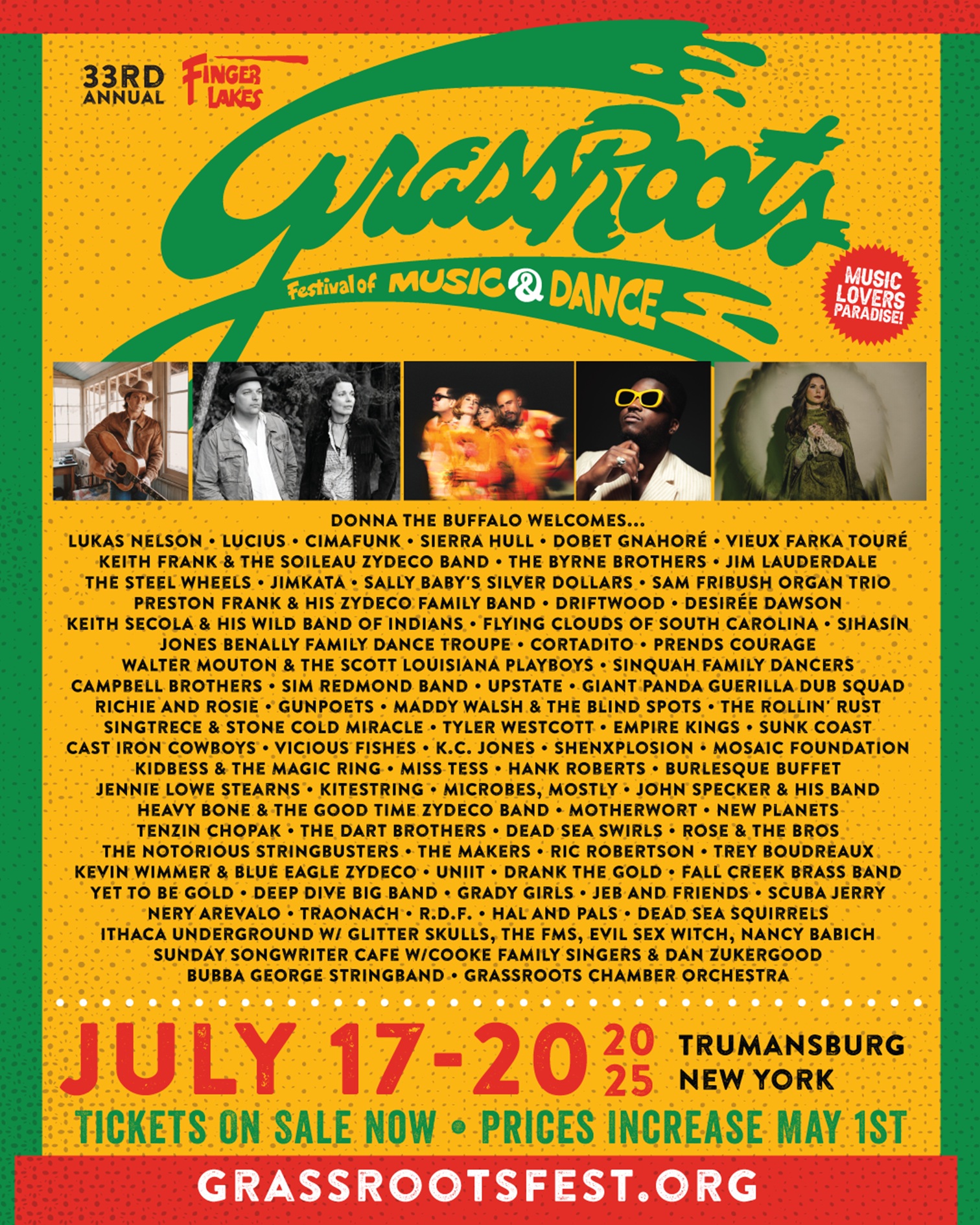 Lukas Nelson, Sierra Hull, and More Highlight GrassRoots Festival 2025!