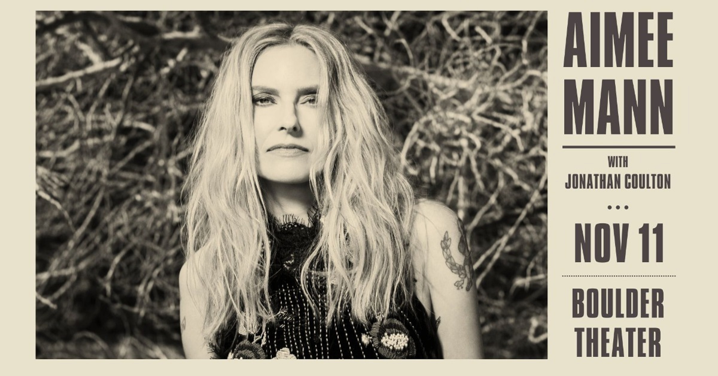 Aimee Mann to Perform at Boulder Theater with Special Guest Jonathan Coulton