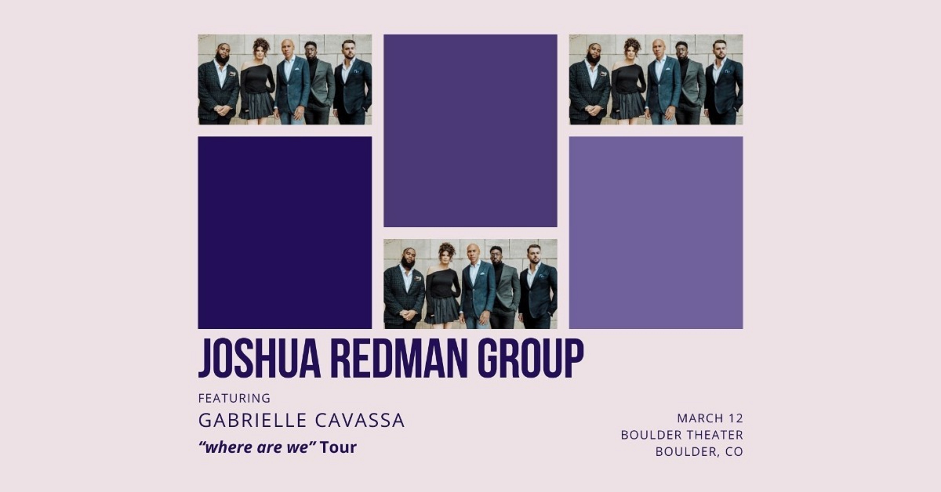 Jazz Icon Joshua Redman and Gabrielle Cavassa Headline Boulder Theater on March 12, 2025